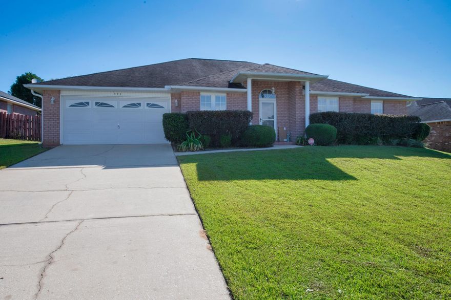 806 Travis Court sits right inside Antioch Estates just North of I-10 off of PJ Adams in Crestview. This all brick home has a split floorplan to maximize privacy while still encouraging everyone to gather in the main living spaces. The large kitchen has plenty of space both in the pantry as well as in the cabinets for all your appliances. The master suite is very large and ready for it's next owners to relax in. The master both has a shower for getting ready quickly in the mornings and a deep soaking tub for those nights where you just need to get away from the action in the home for a while. 2 of the Bedrooms share a Jack and Jill bath and the 4th bedroom is almost in it's own mini suite in the home, with it's own bathroom. This is the type of home that everyone can enjoy and don't forget the massive screened in back porch is great for entertaining or enjoying a nice glass of something cold as the sun dissipates over the horizon in our Florida evenings. There is one thing missing from this outstanding home....you!