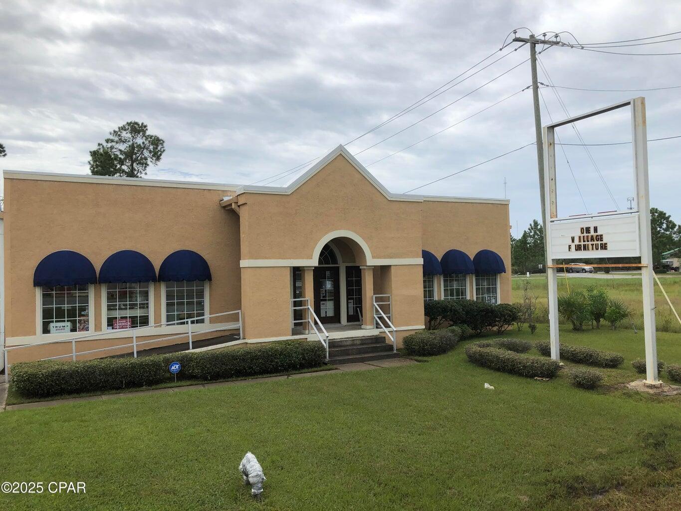 This 6,392 square feet metal building is a high-visibility commercial property located on Panama City Beach Parkway in Panama City Beach, Florida. The property is zoned C-3 General Commercial in Bay County. This 0.62-acre parcel has 120 feet of frontage in one of the area's fastest-growing corridors with an average annual daily traffic count of 69,718 vehicles. The building features a large open layout, making it ideal for a retail showroom, 'flex' space, and/or service-based businesses. The 1,832 square feet warehouse is equipped with a 10' x 10' roll-up door, a ramp-high loading dock, and ample space loading. This site offers excellent accessibility and visibility, making it perfect for businesses looking to expand or establish a presence in the thriving Panama City Beach market. Owner Owner would consider selling successful furniture store, in business since 2002, Contact us today for more details or to schedule a showing.