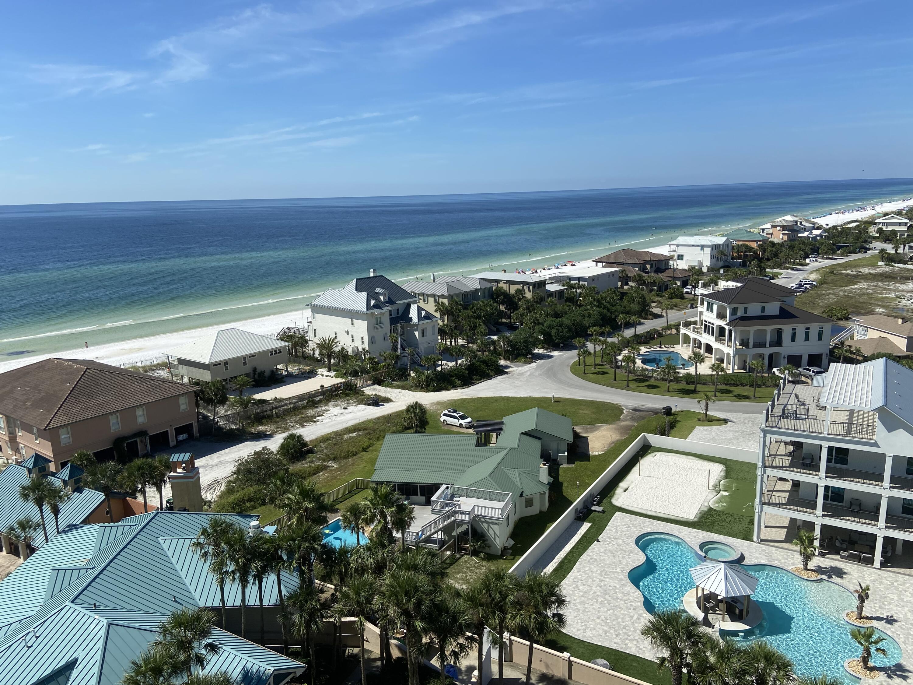 GORGEOUS GULF FRONT Westernly located on the 10th floor- CORNER end unit that offers the coveted rare ''A1 floor plan'' with double covered balconies! Enjoy fabulous sunsets and extra square footage in this open floor plan. Updates include large walk in glass shower, stainless steel appliances, nicely furnished with a coastal flair. Excellent proven rental history. Westwinds owners and guests enjoy covered parking, a large, luxurious heated resort style pool, fitness and business center, hot tub, seasonally staffed tiki bar, and private beach access. In addition there is an Owner's storage area for each unit.