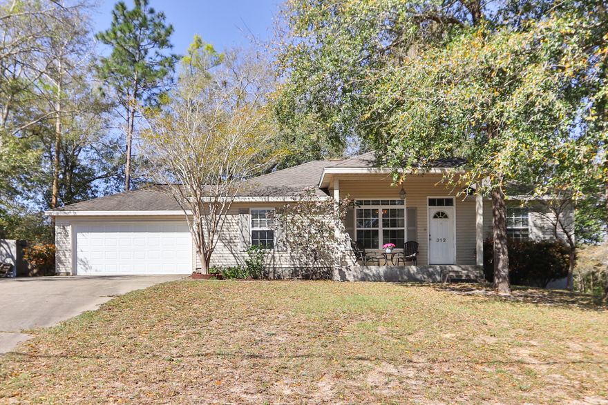 Multiple Offers. Please submit highest & best. Located in central Crestview in Winding Creek Estates. This well maintained and renovated 3 BR and 2 BA home with 2 car garage. Dimensional shingle roof. New Trane AC in 2018 with Smart Thermostat. Split bedroom design offers lots of privacy. Master bedroom has trey ceiling. Master bath has garden tub and shower combo,new toilet, new light fixture, large walk-in closet plus a separate linen closet. New LVP Asheville Pine Wood style flooring in most of the home. 5 inch baseboards in living room. New ceiling fans. Crown molding. Kitchen has been renovated with freshly painted white cabinets, new Samsung stainless appliance package, white subway tiles, new faucet, knobs and handles. Custom grey freshly painted living areas. Pex plumbing syst