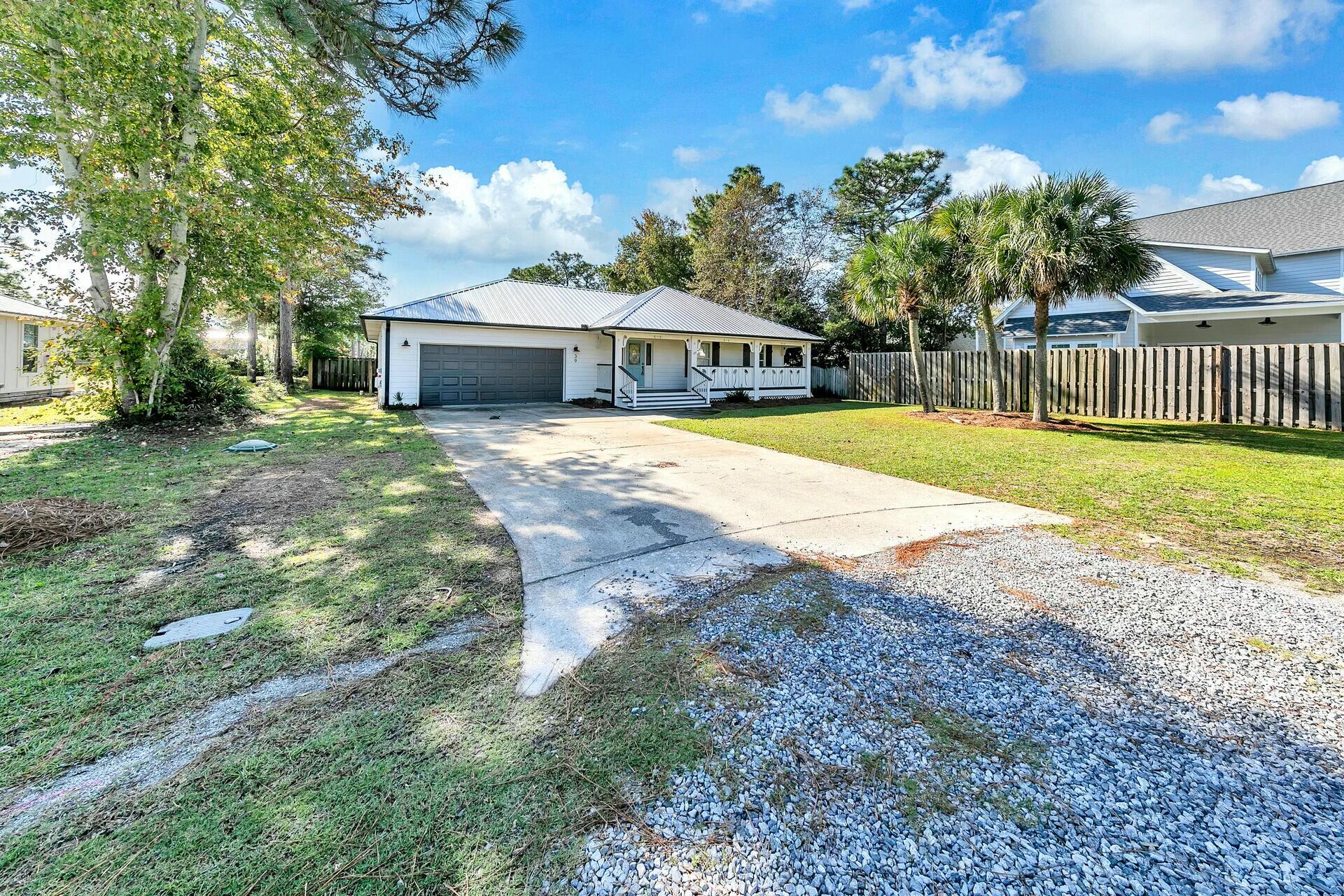 Charming 3-bedroom, 2-bathroom ranch-style home in Mack Bayou is a standout opportunity for potential buyers. Cul de sac offering reduced traffic and privacy. Spacious backyard great for entertaining. Great proximity to Hwy 98,  Emerald Coast Beaches, restaurants, shopping, and Sacred Heart Hosptial.