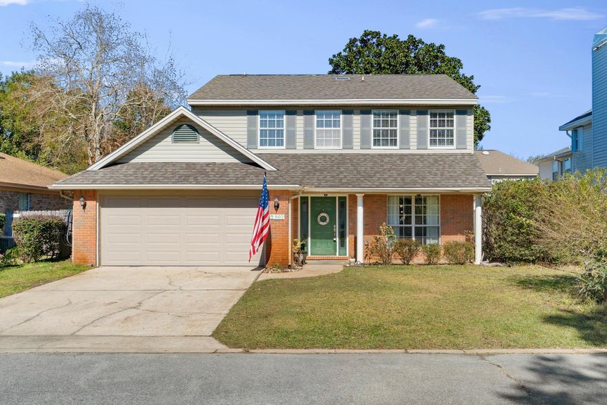 *New roof, new water heater, and new flooring just installed!* Welcome home to this wonderfully updated 4 bedroom 2.5 bathroom home located on a cul-de-sac in a fantastic neighborhood only 3 miles to the front gate of Hurlburt Field! Walk past the inviting front porch and step inside and you'll enjoy a layout that features two different living spaces, perfect for those looking for options in their floor plan to fit their needs. Directly to the right you'll find the first living space which is open to the formal dining room with gorgeous newly installed vinyl plank flooring. The lovely kitchen has been updated with granite counters, stainless appliances (including a gas oven!), and brushed nickel fixtures complete with a double oven gas range, pantry and under the stairs storage!