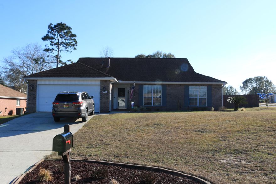 Welcome to this beautiful home south of I-10! This immaculate home features 4 bedrooms and 2 full baths, a large cathedral ceilinged great room, roomy kitchen with lots of cabinets and a cozy breakfast nook. Professionally screened rear porch with an epoxy coated cement floor lead to your immaculately maintained large corner lot with privacy fenced back yard and like-new  above ground pool! Inside utility room is large and has tons of storage! Important dates: Kitchen remodel (to include soft close drawers and granite) in 2014; HVAC replaced in 2014; Roof replaced in 2014; Pool professionally installed in 2018; interior paint in 2017. Washer/dryer and outdoor furniture are negotiable (as are most household items).