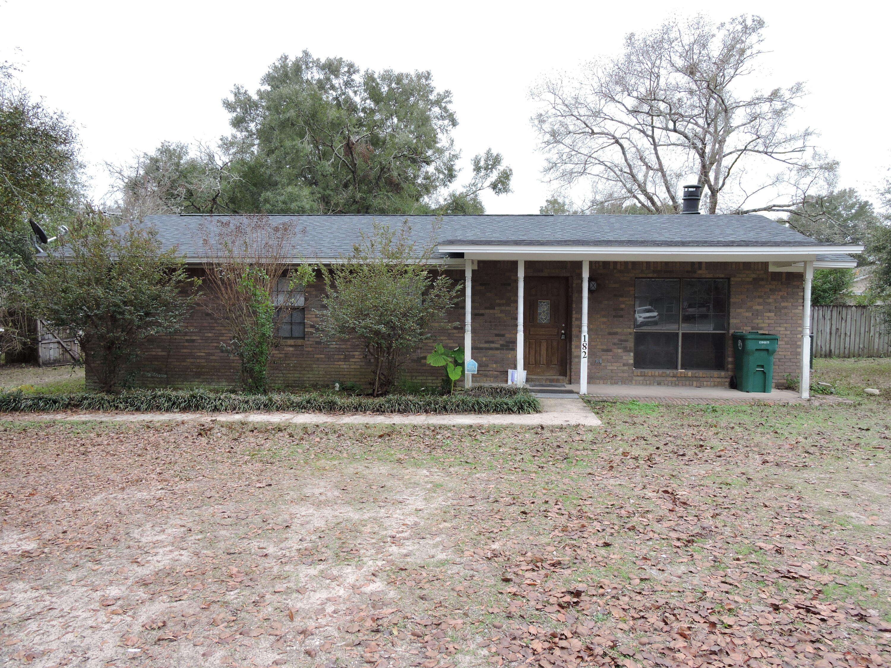 Available Now! 3 bedroom 2 bath located on John King Rd with easy commute to Eglin AFB and near I-10.  This home is unique with a cedar/pine log interior and brand new LVP throughout .  The home has a large family room and a den with a bar. Must see to appreciate.  Schedule your showing today!