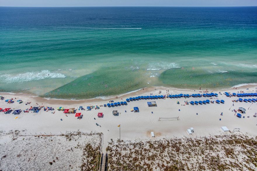 IMMACULATE one bedroom, one bathroom condo at Emerald Beach Resort in Panama City Beach, Florida. This condo is as clean and well maintained as they come with the sellers taking exceptional pride in ownership. A spacious open kitchen and living area provide gorgeous views from a large balcony overlooking the Gulf of Mexico shadowed with pristine white beaches. This property is a wonderful value with great rental income potential. The property is priced to sell and is to be sold fully furnished and ready to go. Emerald Beach Resort is located just over a mile east of fantastic shopping, dining and entertainment at Pier Park.