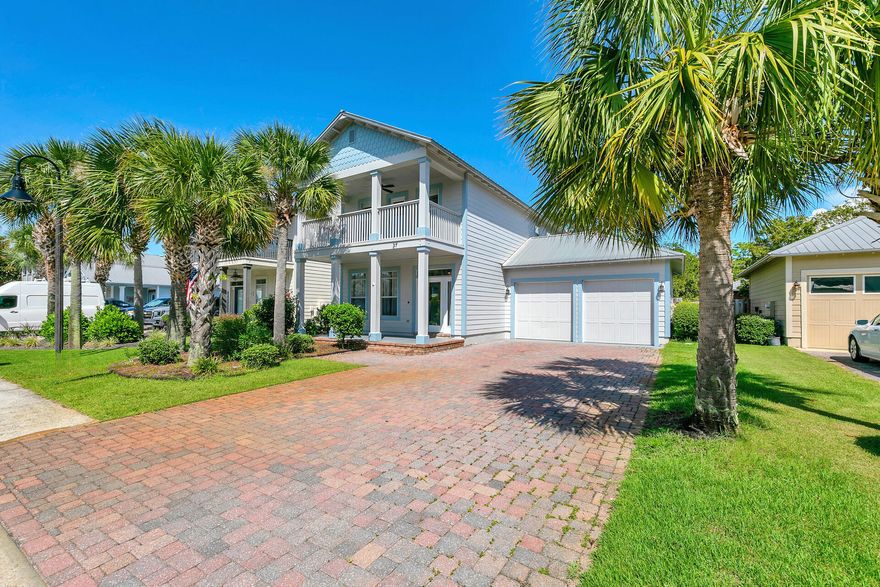 Eagle Bay is affordable South Walton living at its best. One look at this house and you'll see why these homes don't stay on the market long - exteriors that exude southern charm, high ceilings, large open floor plans, big porches and balconies. With recent upgrades, this home is move in ready with new exterior paint, HVAC, hot water heater, and new flooring upstairs to name a few. Vacant and ready for it's new owner. Another amenity of the community is an onsite restaurant with pool! Eagle Bay is perfectly situated in South Walton - close to several beach accesses, Sacred Heart Hospital, local schools, minutes from all the dining, shopping and entertainment of South Walton, and walking distance to the bay. See this one today as it will not last long!