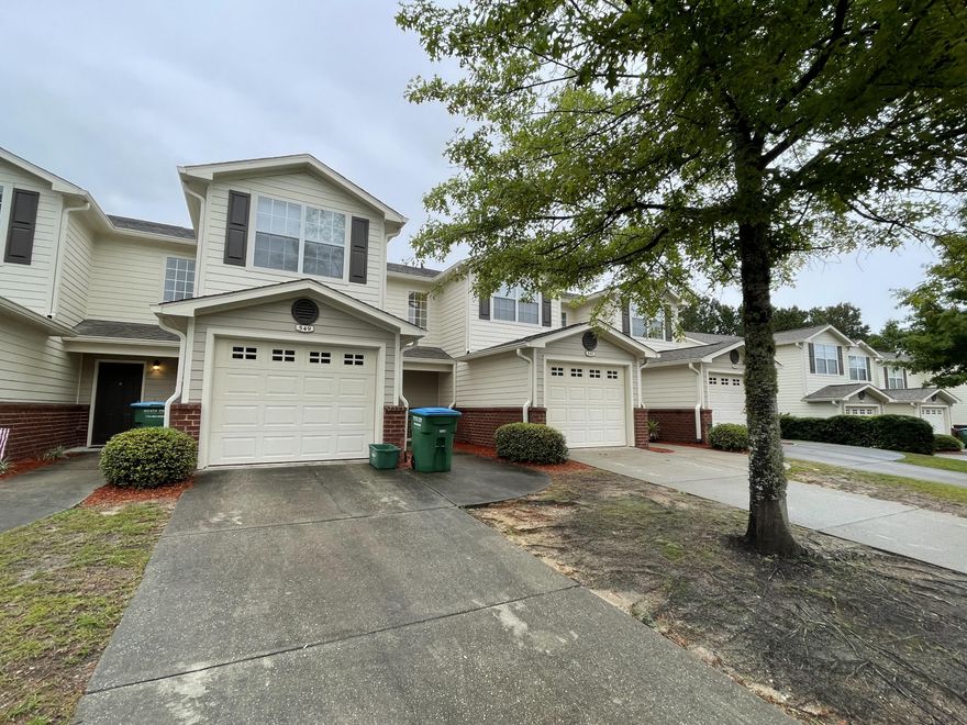 BACKS TO THE PRESERVATION AREA!  In Eagles Landing a highly sought after community! HVAC REPLACED OCTOBER 2019. 3 bedroom, 2.5 bathroom with a single car garage, under stairs storage. Lots of crown molding, ceiling fans in living and bedrooms. Master has a good size bathroom and walk-in closet, and the two spare bedrooms both have a walk in closet too. Kitchen appliances to include stove, dishwasher, microwave, refrigerator, and disposal.  Measurements are approximate, buyer to verify all information listed. Community pool and lawn maintenance. Selling Brokerage & Eagles Landing Townhomes are owned by the same parent company.