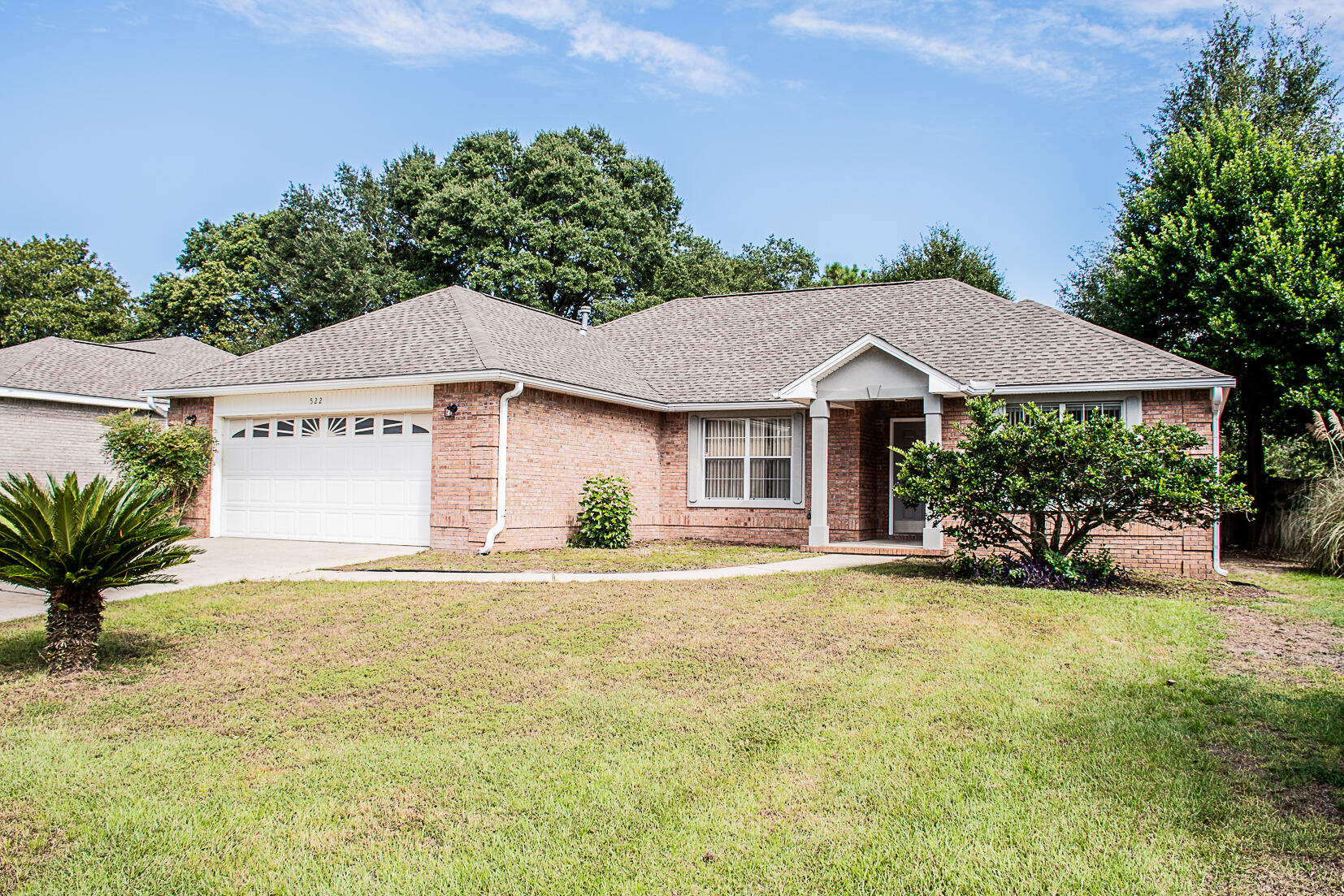 Available Now and move in ready......South Crestview home with easy commute to bases, beaches & shopping. 3/2 Floor plan features formal dining and living room areas. Eat in kitchen with breakfast bar with plenty of counter and cabinet space for storage. The laundry room is off the garage. Split floor plan and spacious bedrooms. Large bathrooms. Enclosed back porch. Nice level back yard that is privacy fenced and 2 car garage. No inside smoking or vaping. Pets will be allowed with a $400 non-refundable pet fee and owner approval.