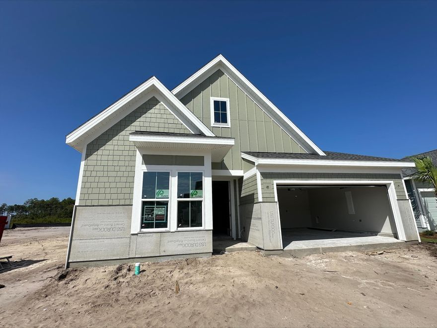 Gorgeous new Linden plan by Fischer Homes in beautiful Breakfast Point East. Inside you'll fall in love with the open concept design with a private study with double doors and an island kitchen with stainless steel appliances, upgraded cabinetry with 42 inch uppers and soft close hinges, durable quartz counters, large walk-in pantry and breakfast room all open to the spacious walk-out family room. Tucked away primary suite is located in the back of this home and includes a double bowl vanity, soaking tub, separate walk-in shower and large walk-in closet. There are 2 additional bedrooms, 1 has an attached full bathroom for a total of 3 full bathrooms. 2 bay garage.