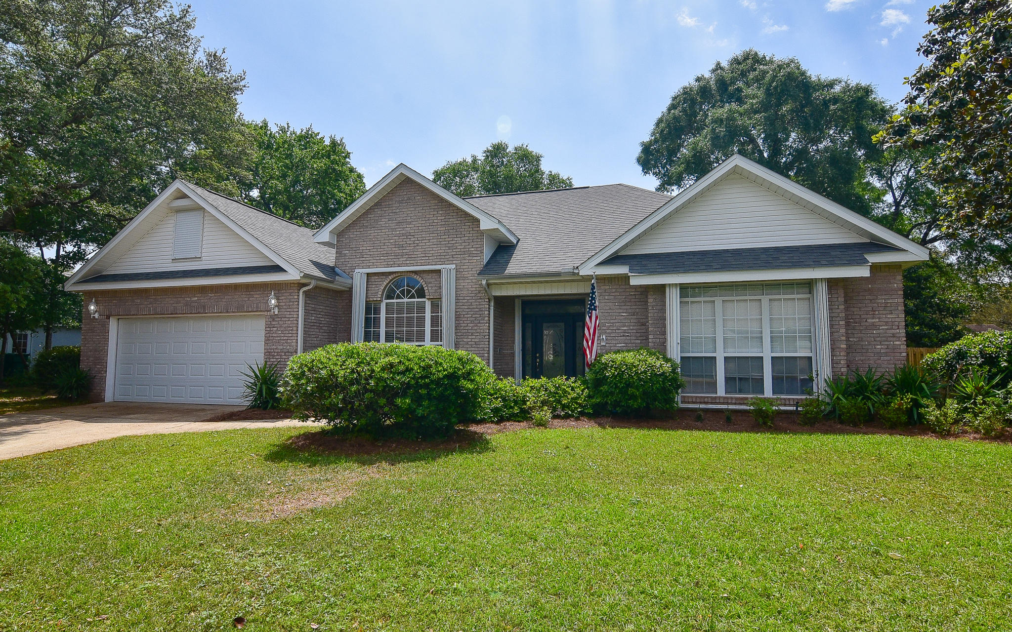 Property is Under Contract w/ a 72 hour kick-out clause in place. ** Check out the 3D Matterport Tour under the photos tab! ** Highly desirable 4 bedroom split floor plan with 2 full baths in Magnolia plantation has been freshly painted and is move in ready! Home is light and bright with plenty of natural lighting from the outside, and features easy to maintain solid surface flooring throughout. The large backyard has been extensively renovated with trees removed, fresh sod, updated sprinkler system. It is perfect for entertaining on the outdoor patio with pergola and is plenty spacious for your future pool. Recent interior renovations include marble look granite in shades of creams, taupes and grays adorning a spacious kitchen with breakfast bar