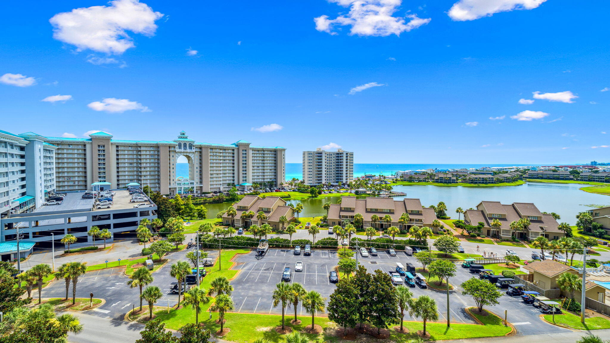 Welcome to the LOWEST PRICED 2 BED UNIT IN Ariel Dunes II!This stunning 9th-floor unit offers the perfect blend of convenience, comfort, and coastal charm. With 2 spacious bedrooms, 2 full bathrooms, and a bunk room, there's plenty of room for everyone.Thoughtfully decorated throughout, the condo features a fully stocked kitchen, an inviting living area, and a master bedroom with breathtaking Gulf views. Step onto the oversized balcony and take in one of the most spectacular panoramas of the emerald-green waters and sugar-white sands of the Gulf of Mexico.Whether you're enjoying a peaceful sunset or creating unforgettable moments with friends and family, this is the perfect place to make lasting memories.Come experience the beauty of this exceptional unit for yourself!