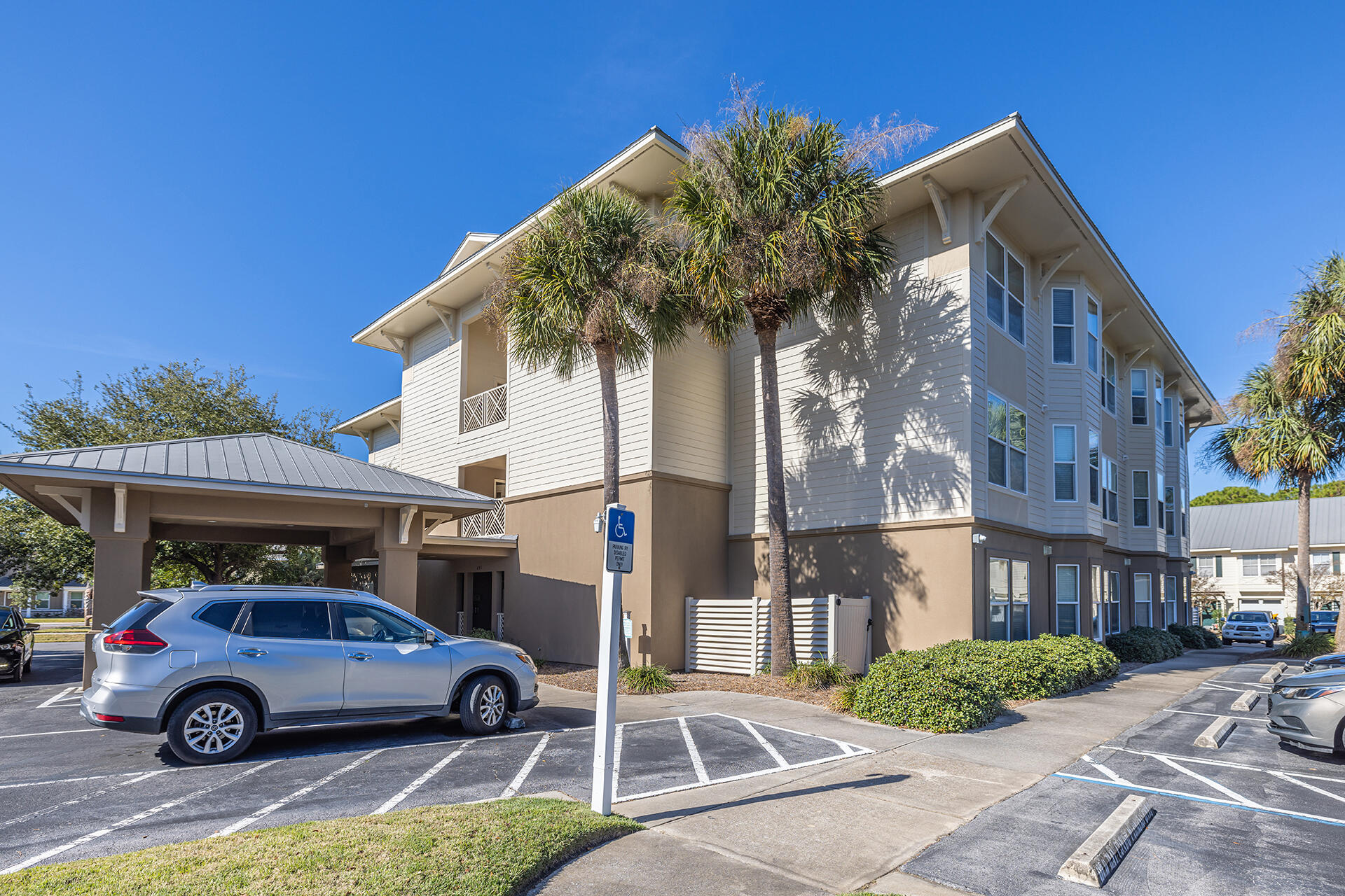 **Seller willing to help with HOA fees!!!** Love the condo life, but don't want the hustle and bustle of vacation rentals? Check out this top floor two bedroom condo in the exclusive Old Bay Village Condo building!  Located in central Destin, you are close to beaches, shopping, restaurants, and attractions!  The interior features nice Travertine floors in the entrance and wet areas, cozy carpeting in the living room and bedrooms, and finishes like crown molding, granite counters, and stainless steel appliances that make the space upscale and move-in ready.  Check out this peaceful condo today!