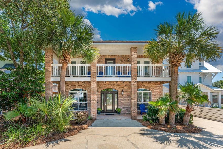 Nestled in the highly sought after streets of Crystal Beach, this traditional home is the diamond in the rough you've been searching for! Surrounded by multi-million dollar vacation and primary residence homes, this 5 bedroom & 3.5 bath home includes a family room with bricked fireplace, large eat-in kitchen with abundant cabinets, laundry/utility room, and split bedroom set up. This 2-story home features large covered front porches on both levels, a covered porch off the back of the home and massive screened porch on the 2nd level. Parking is available on the pull through half-circle drive as well as the oversized driveway down the right side of the property - great for visitors and multi-family bookings. The fully fenced backyard is large enough for the backyard oasis of your dreams and