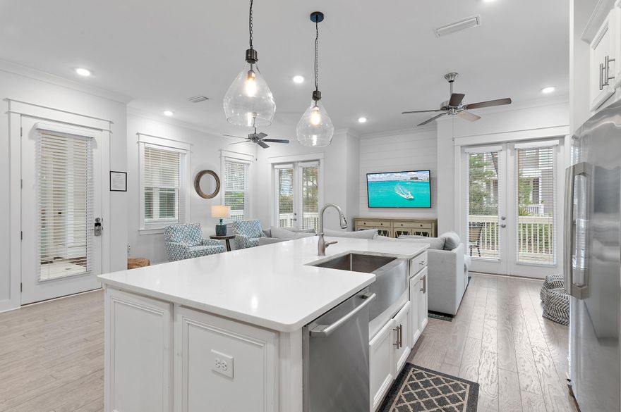Welcome to this stunning luxury townhome on Scenic Highway 30A. Updated in March, 2025, this 3 BR 2.5 BA A unit is freshly painted and move-in ready. You choose whether you use as a short term rental investment, primary or second home. Upon entering, you'll be greeted by a professionally decorated interior with new shiplap walls in main living room and first floor bath. The chef's kitchen boasts quartz countertops, stainless steel appliances, and a cooktop, making it a focal point for culinary enthusiasts. Luxury Oak Hardwood flooring with a distressed beach look have been upgraded in each bedroom and throughout the main living areas. You'll find a private porch and large outdoor space perfect for enjoying the Florida sunshine. Situated in the Prominence community, this townhome offers nearby access to world-class beaches with beautiful turquoise water and sugary fine sand. The neighborhood is renowned for its exceptional amenities, including two resort-style pools, a fitness center, and expansive pool decks. Additionally, the town center (Big Chill)>)provides dining, shopping, entertainment, and live music performances at its outdoor amphitheater.

Located between Seagrove Beach and Alys Beach, and adjacent to the popular Watersound neighborhood, Prominence offers easy access to the area's most enjoyable sightseeing and activities.  Nearby nature preserves, bike paths, and opportunities for outdoor recreation, stand-up paddleboarding, snorkeling, kayaking, and hiking await those who appreciate an active lifestyle.

Don't miss out on the opportunity to call this townhome in the vibrant Prominence community your own. Experience the best of 30A, FL living in this exceptional property.