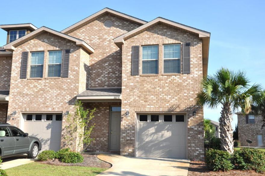 MOVE IN READY!! This all brick 3 bedrooms, 2 1/2 bathrooms, 2 story corner unit townhome with attached garage has tile throughout the first floor, kitchen with granite counters, maple cabinets and stainless steel appliances. Master bedroom and additional bedrooms upstairs along with laundry and guest bathroom. This classic charmer is located in a highly desirable neighborhood and minutes away from the beach. Come and see how lovely the neighborhood is! Sorry NO PETS allowed.