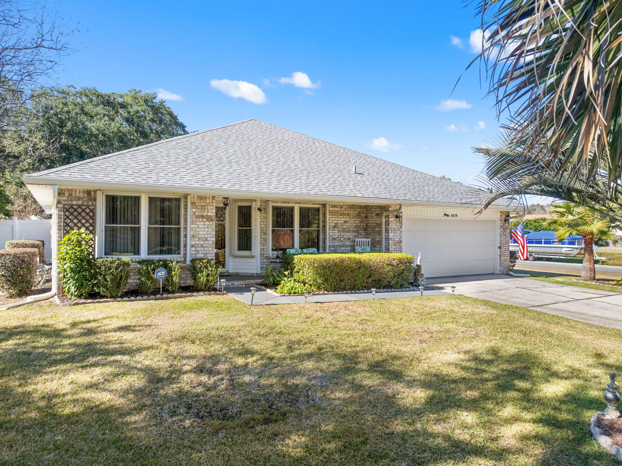 Welcome to this meticulously maintained 4-bedroom, 2-bath home in Navarre's highly sought-after Spanish Trace neighborhood. Boasting 1,964 square feet of thoughtfully designed living space, this home radiates pride of ownership and has been tastefully updated with modern features. Recent improvements include a new roof, a vinyl privacy fence enclosing the backyard, and durable engineered wood flooring throughout the main living areas. The kitchen shines with updated appliances, while the renovated master bathroom offers a retreat for ultimate relaxation.
Practical upgrades include impact rated windows up to 130 mph winds, for extra piece of mind hurricane shutters. A new propane generator with two propane tanks, a new HVAC system, a new water heater, and a new septic tank, drain lines, and grinder pump, ensuring peace of mind for years to come. The spacious backyard is perfect for entertaining, gardening, or outdoor living.
Situated in a quiet neighborhood, this home is just minutes from Navarre's beautiful beaches, top-rated schools, and convenient shopping and dining options. With thoughtful updates, modern comforts, and a prime location, this property is truly move-in ready and waiting for you to call it home. Schedule your showing today and experience everything this exceptional home has to offer!