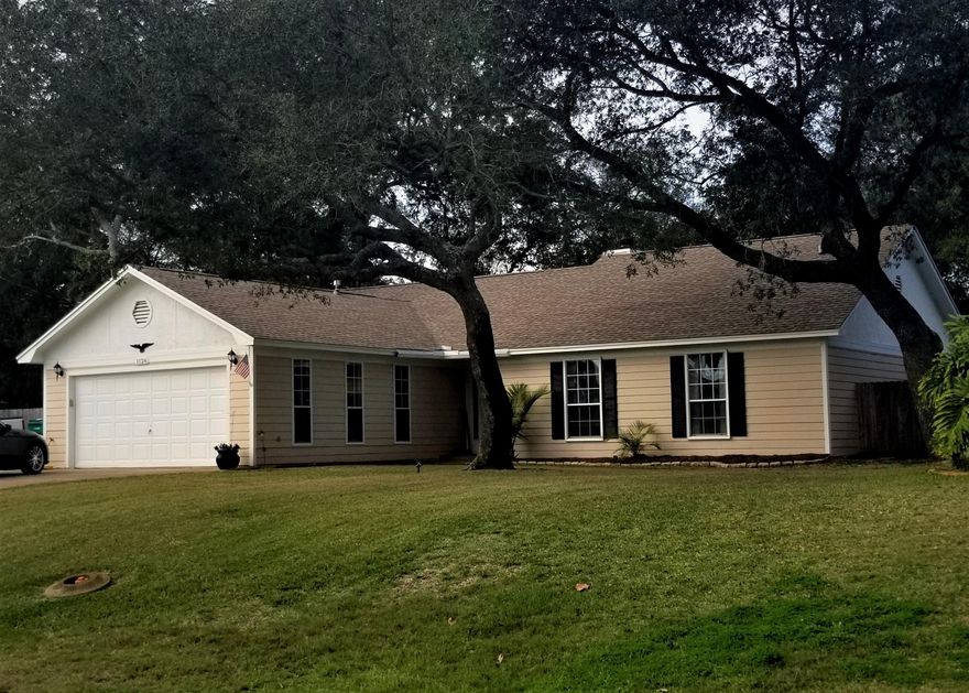 Welcome to Bayview Manor. This immaculate home offers a completely updated interior and perfectly maintained exterior. The foyer opens to the dining room and Living room creating an open floor plan with vaulted ceiling and a wood burning fireplace. The eat-in Kitchen has brand-new cabinetry with granite counters. Newer appliances convey. The laundry room with new washing and dryer makes life covenant. The two car garage entry is just steps from the kitchen. Spacious Master suite awaits with walk in closet and Master bath with makeup vanity completes checklist of must - haves. A rear deck from the master suit or living room with fenced in rear yard for those Four legged family members. Two generously sized bedroom with a shared hallway full bath.