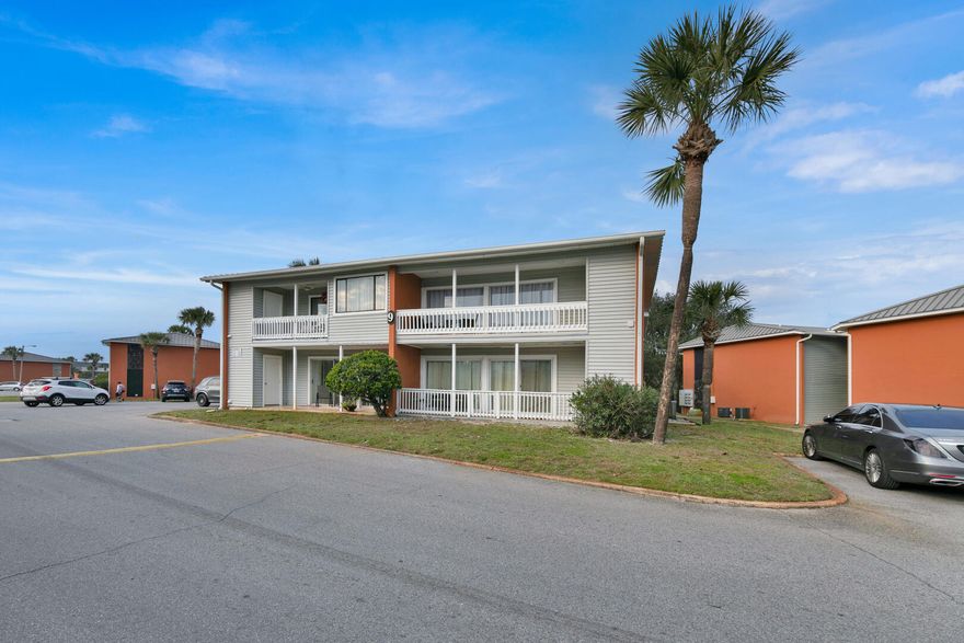 Welcome to 'The Jewel' at Gulf Terrace Condos in the vibrant heart of Destin, FL! This immaculate 1-bedroom condo is a true gem, boasting modern amenities and artistic flair, making it a standout property in the market.Interior Features:Living Space: Step into a contemporary haven with a sleek, modern look that exudes sophistication and style. The living space is thoughtfully designed with artistic elements, ensuring a unique and inviting atmosphere.Kitchen: The kitchen is equipped with state-of-the-art stainless steel appliances, including a smart refrigerator, perfect for tech-savvy homeowners who appreciate convenience and innovation in their culinary space. "	Bathroom: The bathroom includes a modern mirror with Bluetooth connectivity, adding a touch of luxury and convenience to your daily routine.
"	Utility Room: The condo comes with a washer and dryer in the utility room, ensuring you have everything you need for comfortable living.
Exterior Features:
"	Deck: Enjoy breathtaking views of the lake from your private deck, furnished with stylish outdoor furniture, perfect for relaxing or entertaining guests.
Community Features:
"	Amenities: As part of Gulf Terrace Condos, "The Jewel" offers access to three sparkling swimming pools, a tennis court, and the peace of mind of a gated community.
"	Location: Centrally located in Destin, you are just a stone's throw away from premier shopping, dining, and beautiful beaches, making it an excellent rental property with high potential for return on investment.
