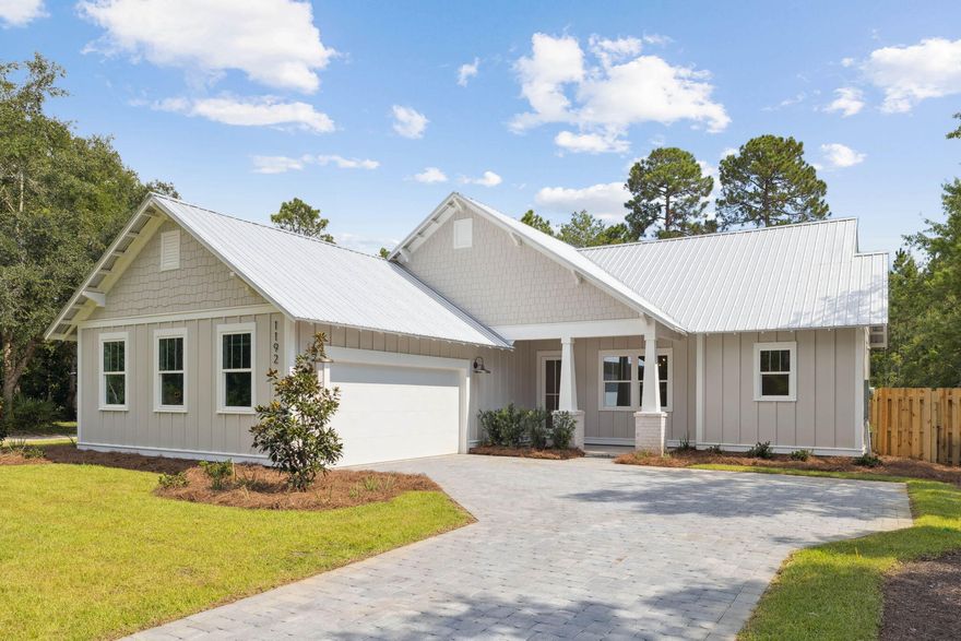 This 4 bedroom, 3 bathroom residence in Bear Creek Cottages is a must see! Designed by Mark Tanney, and built by ProBuilt Homes, this home has been meticulously crafted. An ideal floor plan creates a relaxed flow, while numerous windows and doors provide an abundance of natural light.  A large living room opens to a spacious dining room and well appointed kitchen.  The primary bedroom features a gorgeous ensuite bathroom and sizable walk-in close.  Three additional bedrooms and two bathrooms round out the home's interior.