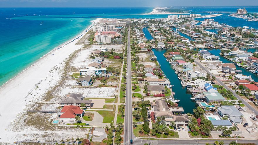 Congratulations, you've just discovered an incredibly rare opportunity to own a trophy property in one of the most sought after locales in Northwest Florida. This estate sized beachfront lot is optimally placed in the heart of Destin on the esteemed Holiday Isle peninsula. Front and center, this never-before-developed parcel will afford its new owner a premier address that is not only directly on the sugar white sand shore that has garnered worldwide acclaim - but is also only moments from the most famous sheltered harbor on the Gulf of Mexico. This site is the perfect backdrop for your newest forever home or an investment property.Gulf front Lots of an acre or