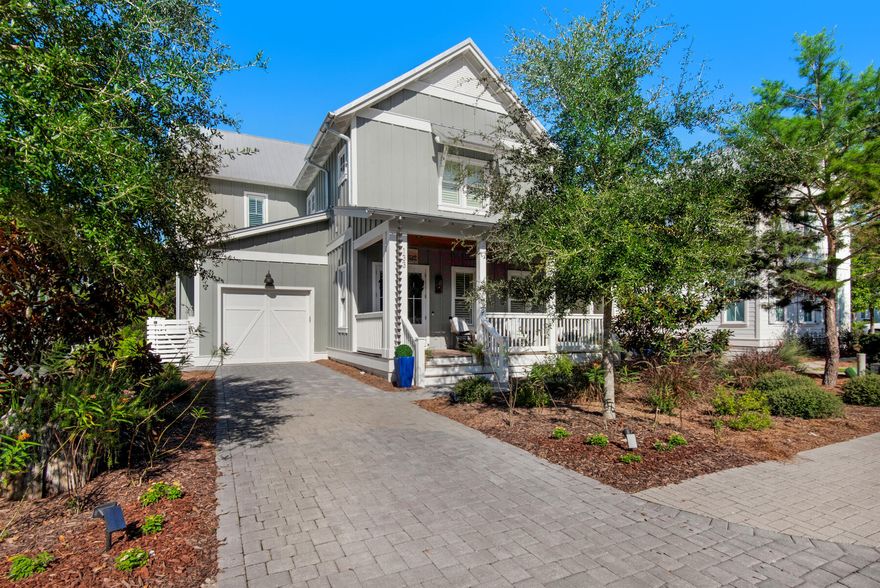 This immaculate 4 bedroom/4.5 bath custom home is located in the gated neighborhood of The Preserve at Grayton Beach. This home boasts a large open concept living, dining, and kitchen space! Guest bedroom with ensuite bath is on the main level, along with the half bath. Upstairs you will find a very spacious Master suite with a large walk- in closet and a serene bath with brand new soaking tub.  Two additional guest rooms with private bathrooms and a laundry room make up the second floor living space. This home has never been rented and has been a full-time residence since it was built in 2018. The Preserve at Grayton Beach is a gated community with deeded beach access, 2 swimming pools, tennis/pickleball courts, community room, and exercise room. Located between Grayton Beach and Blue Mountain, you and your guests can bike and walk to ice creameries, popular restaurants, fun boutiques all along 30A and attend nearby concerts.  Call today to set up a private showing of this amazing home.  