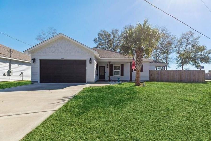 Come appreciate the quality and attention to detail in this 2020 built home. Situated on a corner lot, you have a large yard that is fenced in the back for privacy. Inside features an open concept, split floor plan and high end finishes. There is easy to maintain ceramic plank flooring throughout the living, dining and kitchen and bathrooms. The large peninsula island offers additional cabinets for storage with a large overhang quartz countertop to accompany seating. The additional bedrooms are spacious and offer large walk in closets. The main bedroom ensuite is stunning with doubles vanities, a larges walk in shower with rolling glass and floor to ceiling tile. The guest bathroom is also complete with a tile shower/tub finish. This home is a must see to appreciate!