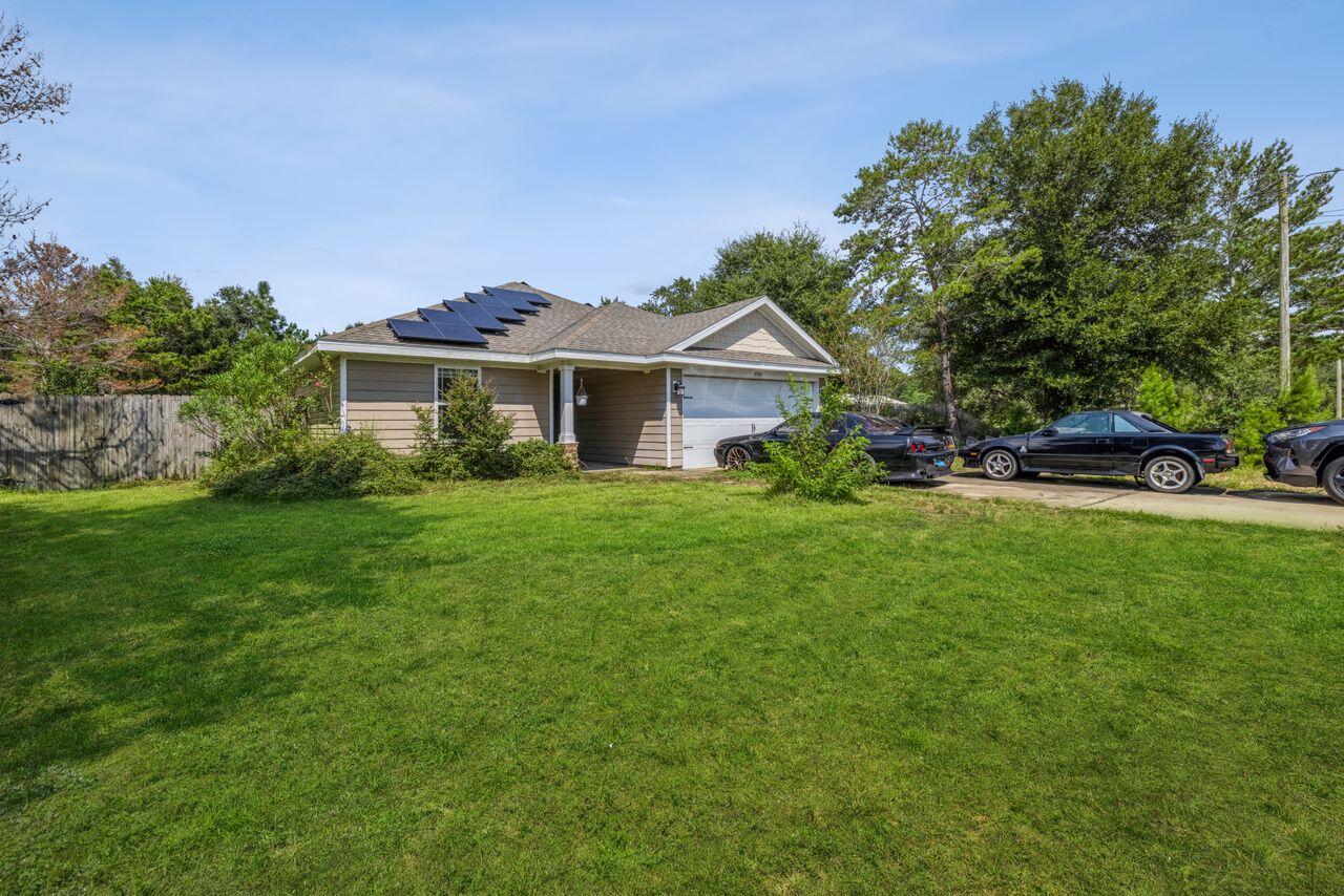 2013 With many features worth having! Solar Panels paid off, Sprinkler system (NEW), New water lines as of 2021, 2020 AC unit, Washer and Dryer can convey (Can remove if not wanted), Nest Thermostat, spacious backyard, NO HOA! Schedule showings to come check out this motivated sellers home!