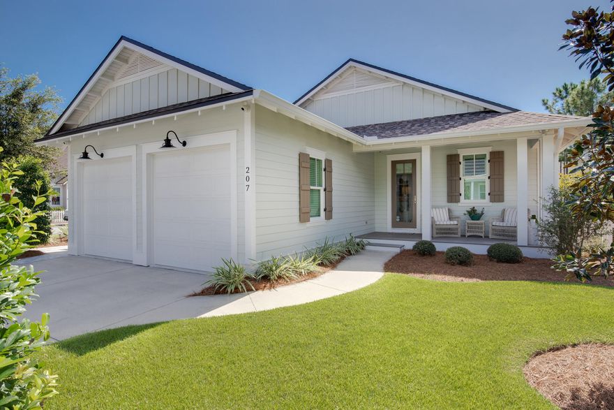 Built in 2015 to the newest construction standards, this 3 bedroom and 3 bathroom home offers the best in upgrades and technology. Starting with upgraded flooring throughout, custom plantation shutters, natural stone Travertine tile in each bathroom, rimless glass showers, multi room ceiling mount speakers, multiple HD cameras and more. The kitchen features glass subway tile backsplash, quartz countertops, stainless steel appliances, gas cooktop and an oversized eat-in island. The dining room and living room flow seamlessly with the kitchen for a open airy feel. The screened porch offers UV filtering solar roller shades, ceiling mount speakers and plenty of privacy. The garage is climate controlled with separate HVAC system, custom cabinetry, storage and workshop space. Click more for info Watersound Origins homeowners are able to access the fitness center and seasonally heated community pool, as well as dock access at neighboring Lake Powell. Enjoy breakfast or lunch at the Watersound Cafe, located at the Village Commons. Watersound Origins also connects to the Panama City Beach Conservation Park via a 5 mile long trail. Watersound Origins offers plenty of options for the nature and beach lovers alike! Spend your days kayaking, paddle boarding, biking, running or walking along the Watersound trail. Located a short distance from Scenic Highway 30A there are endless dining, event and local shopping options and attractions.
