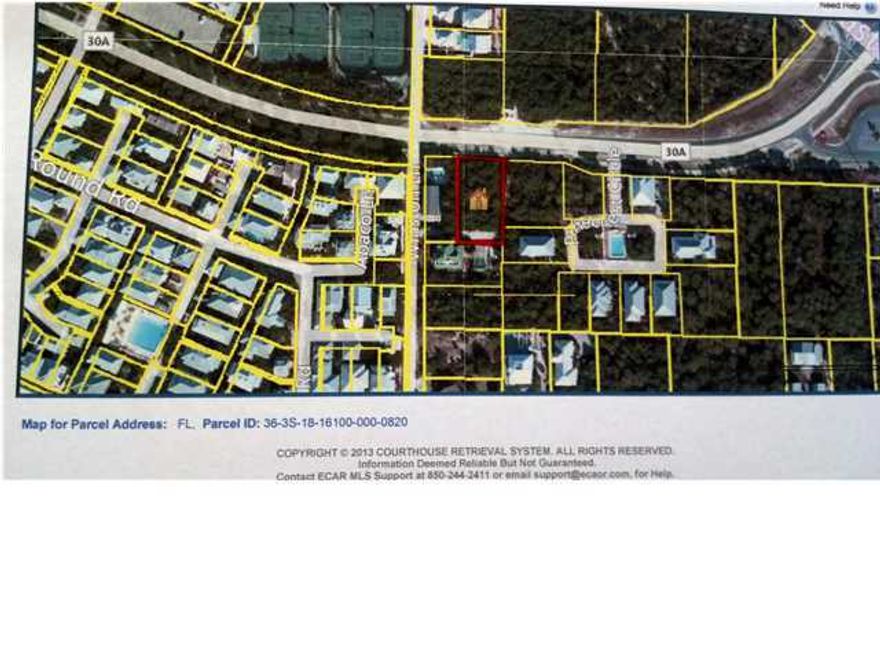 One of the last lots left on Scenic Hwy 30A on the synergistic EAST END!! Great lot located almost adjacent to Rosemary Beach and just a short stroll to the beach. .31 acres on Hwy. 30A one lot from Rosemary Beach and zoned commercial by Walton Co., however the Inlet Beach Neighborhood Plan over-rides the Walton Co plan and does not allow it to be used for commercial purposes. 80' on Scenic 30A and 150' deep