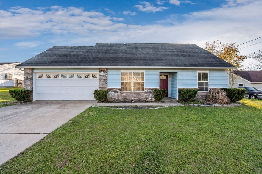 Providing easy commute to the local bases, beaches and shopping centers this 3 bedroom 2 bath home is ready for you to call it your own. Spacious living room with plenty of space to entertain your family and friends. Kitchen was recently remodeled and provides ample counter and cabinet space to meet all your cooking needs. The master is located upstairs providing its very own retreat. There is also a small room next to it perfect for an office and or nursery. The massive fenced in backyard provides plenty of space for kids and family dog to run around safely. Schedule your showing today.