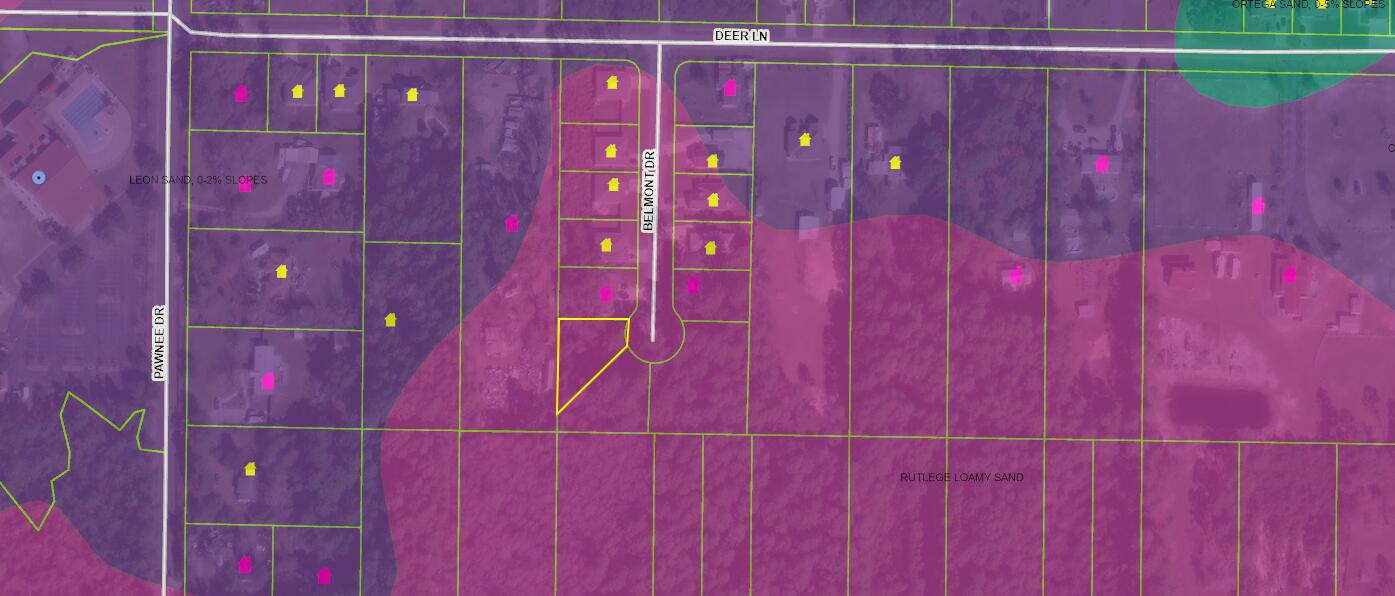 .27 acre in Azalea Estates Zoned RM1 which allows single family, mobile / manufactured homes, and modular homes. Setbacks are 25' front 10% lot width, 25' rear. Flood Zone X see photos and docs for all PUBLIC information PER the GIS map of Santa Rosa County. Seller has not conducted a wetland study or survey. There is a recorded deeded Conservation easement with the county  from the 1966 owner on the back of property, like other lots on the street, so the lot is buildable.  Seller HAS paid the tap in fees for water and sewer.