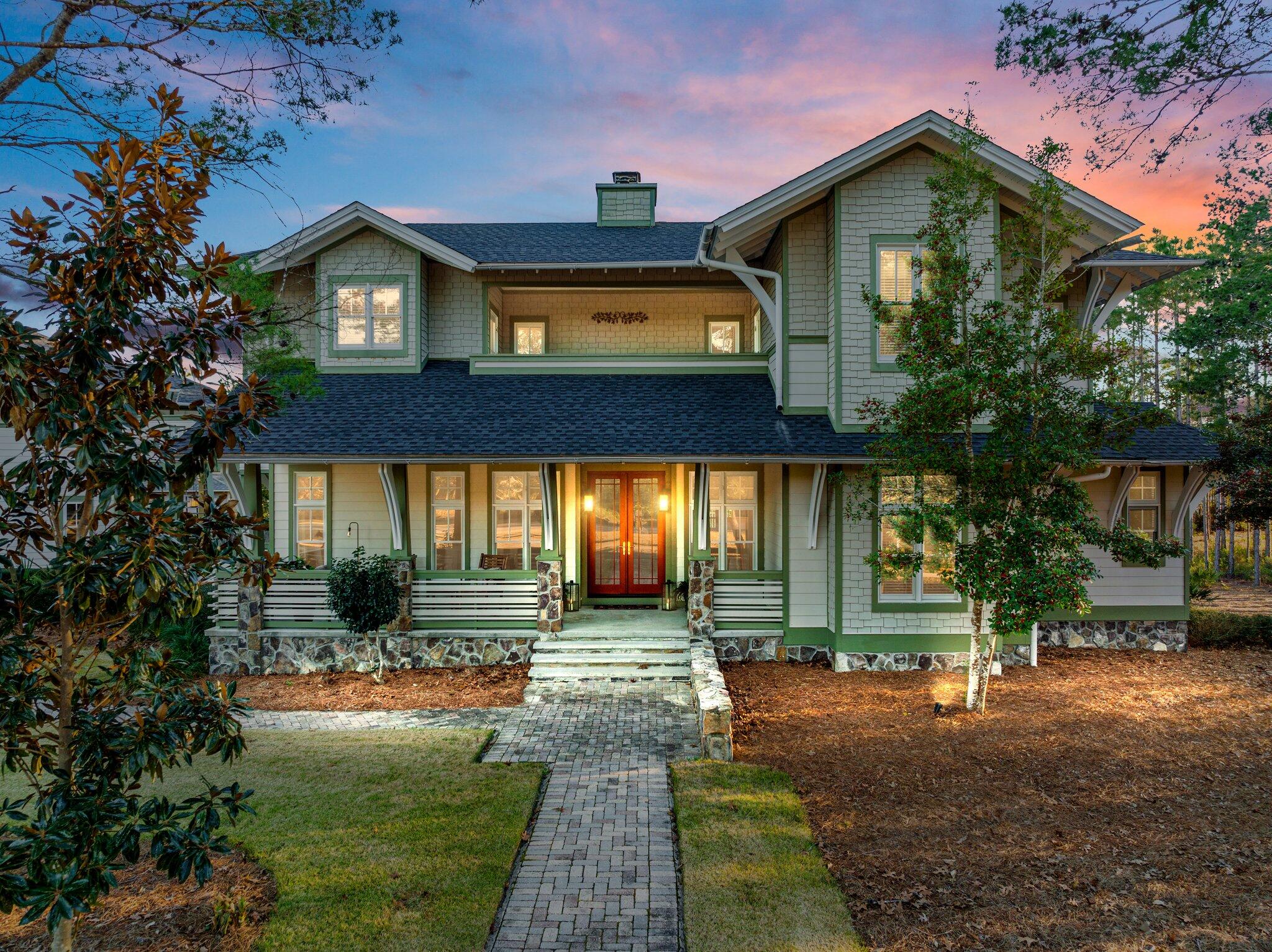 Accept the invitation to an elevated and exclusive lifestyle with all of the conveniences of surrounding dining, activity, and entertainment. Wild Heron's private gates urge those seeking the solitude of this coastal sanctuary to reside in upscale homes and relish the nearby nature of Northwest Florida. This prominent custom retreat yields more than 4,300 sq. ft. of living space while enjoying nearly one pristine acre of manicured grounds. Offering four bedrooms in the main house and two more in the guest house, this residence provides tranquil refuge for friends, families, guests, and everyone else. A welcoming and entertaining design affords the opportunities to bring people together and create memories in the sun or under the stars.Visit. Your next property just may be your home.