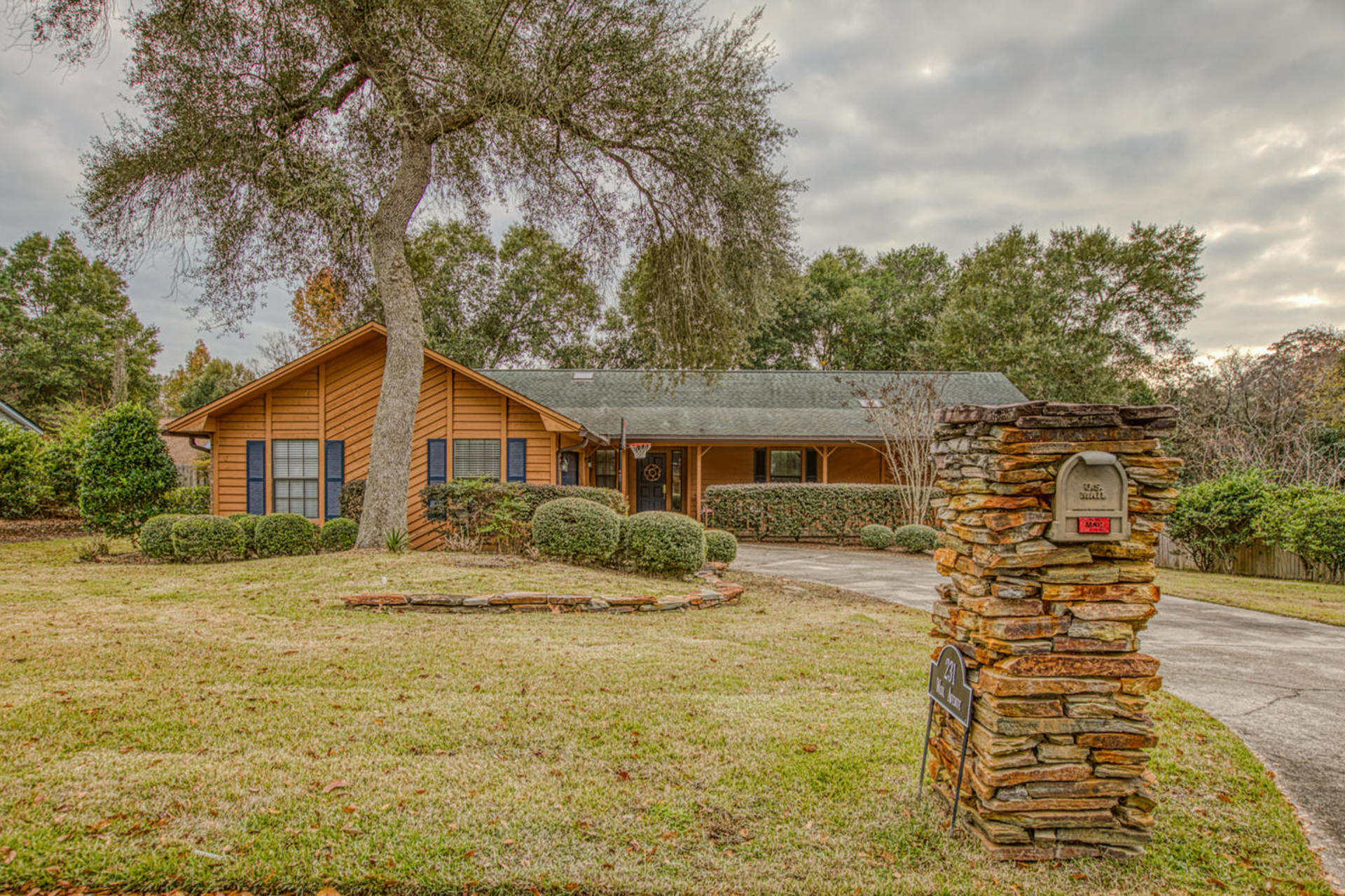 Stunning and modern ranch style pool home! This fabulous three bedroom plus bonus, two bath home has luxury vinyl plank floors and exposed beams on the vaulted ceiling in the main living area. The granite countertops and stone tiled back splash accent the beautiful white cabinets in the kitchen and is the amazing hub of the home. The office provides a great space to work or use as a separate living area. The backyard is absolutely perfect for entertaining and the pool as well as the large deck ensures room for all your friends and family! This house is a must see!