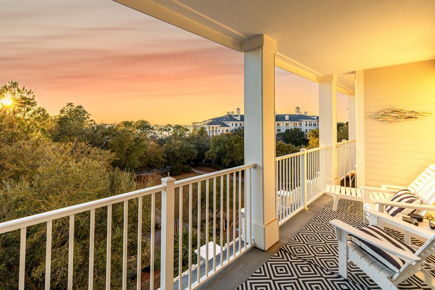 Beautifully remodeled, turn key unit that is west facing.  Enjoy views of the Bay, from the living room, bedroom and deck, affording lovely sunsets to enjoy your favorite beverage.  Updated features include new furniture, fixtures, appliances, and HVAC.  Modern kitchen boasts stainless appliances, new quartz countertops, & backspash with every detail well thought out.   Open living and kitchen area has direct Bay views while you prepare your favorite meal, or entertain guests with plenty of space to enjoy.   The Grand Sandestin is in the center of Baytowne Wharf.  Walk out your door to numerous shops and restaurants, live music, or to enjoy the large private pool and take in some sun.  This unit is sold ready to rent, with every convenience your short term or long term or personal use.