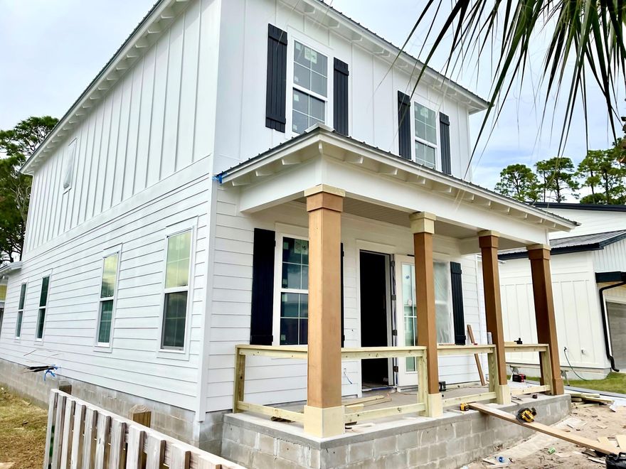 CURRENTLY UNDER CONTRACT, SELLER ACCEPTING BACKUP OFFERS.  You will fall in love with this beautiful, semi-custom, new construction home located just steps from the white sandy beaches.  When it comes to location, this property is hard to beat!  Whether you want to spend the day at Pier Park or relax in Rosemary Beach, doing so is easy when you're close to both!  This home will be completed by December 1st!  Features inside the home include 10 ft ceilings on the first and second floor, 8ft tall interior doors, a first floor master bedroom, luxury vinyl plank flooring, quartz countertops, and stainless steel appliances.  If your heart desires, there is room to put a pool in! Once this home is yours, just slip on your sandals and walk to the beach at access #95!