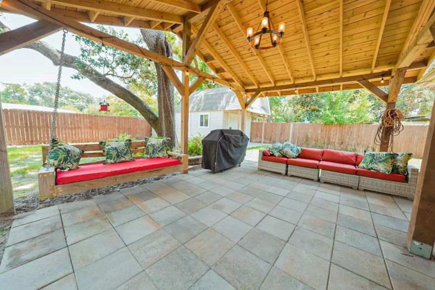 Seller paying $10,000 toward buyers closing costs! Custom 4-bedroom, 2-bath all-brick home is the perfect place to call home in Fort Walton Beach! Open floor plan is ideal for entertaining, w/living room featuring trey ceilings & custom lighting. Kitchen offers granite countertops, stainless steel appliances, breakfast bar & pantry--all flowing seamlessly for gatherings. Master suite boasts a trey ceiling, dual vanities, soaking tub, walk-in shower & expansive walk-in closet. Outside, enjoy a covered patio w/bench swing, firepit & privacy-fenced backyard perfect for relaxing evenings or weekend cookouts. Oversized driveway & gated parking pad provide space for RV, boat or extra vehicles. Close to shopping, dining, schools & the sugar-white sand beaches of the Emerald Coast.