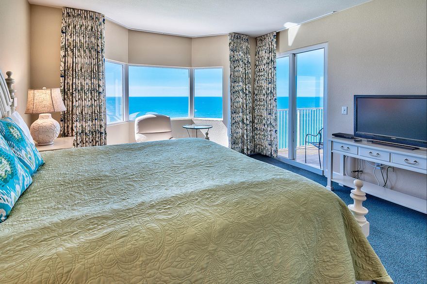 Pleased to offer Tidewater 2305, a large 2 BR, 2 BA unit in Panama City Beach, FL. This unit comes with large storage cages which are very rare and can store things such bikes and kayaks. The condo boasts nearly 1600 sf of living space inside the unit with a large master bedroom featuring balcony access & a huge master BA. The 2nd BR can easily fit 2 queen beds. Tidewater is hands down one of the best buildings on the beach. The building features amenities that the whole family can enjoy such as a a Gulf front fitness center, 4 hot tubs, 2 outdoor pools, 1 indoor heated pool, 2 game rooms, saunas, steam rooms, a restaurant, a poolside Tiki bar, a convenience store, a movie theater, covered parking, a conference room & an owners lounge.