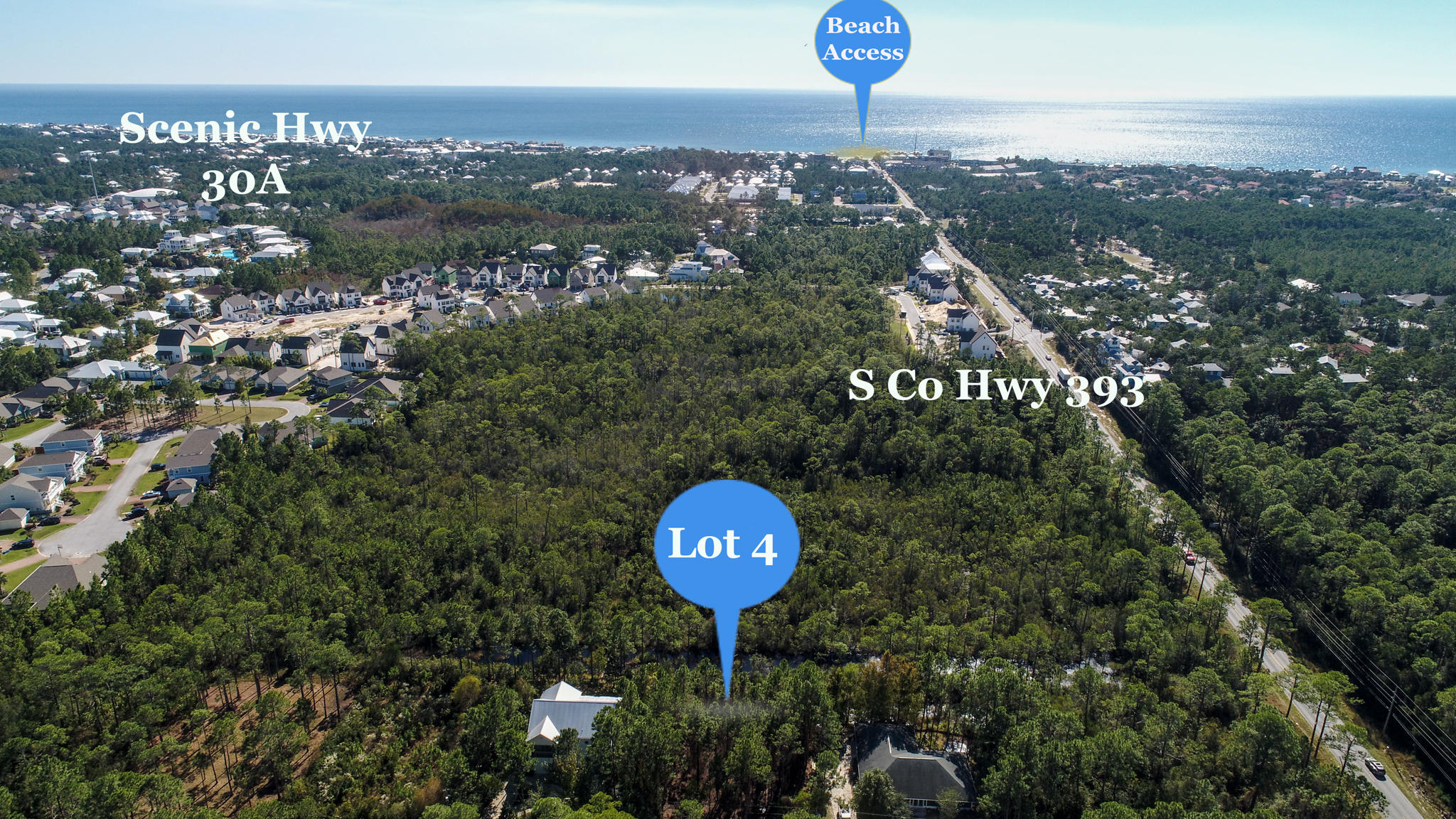 This generous, level 1/3+ acre parcel is brush cleared and easy to walk to plan your dream home or rental investment on a quiet secluded street. NO HOA! Nestled in Pt. Washington State Forest with Long Leaf Pine Trail near by creates a private living experience and yet is just .8 mile to Ed Walline Public Beach access, Gulf Place and Scenic 30a hike and bike trail, shopping, dining and entertainment. No through traffic! Long Leaf Pine Trailhead and Santa Rosa Beach Golf Course Near By. Buyer should verify all information.