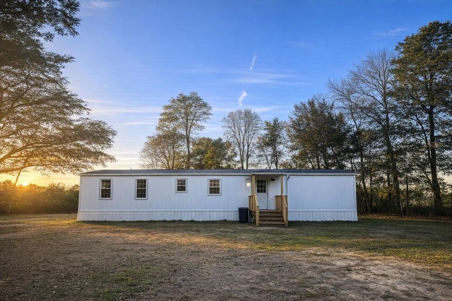 Enjoy peaceful country living in this 2 bed, 2 bath manufactured home set in a quiet rural setting. The home offers a functional layout with comfortable living space and plenty of potential. Ideal for a full-time residence, weekend retreat, or investment property.Priced to sell at $85,000 - cash purchase only.