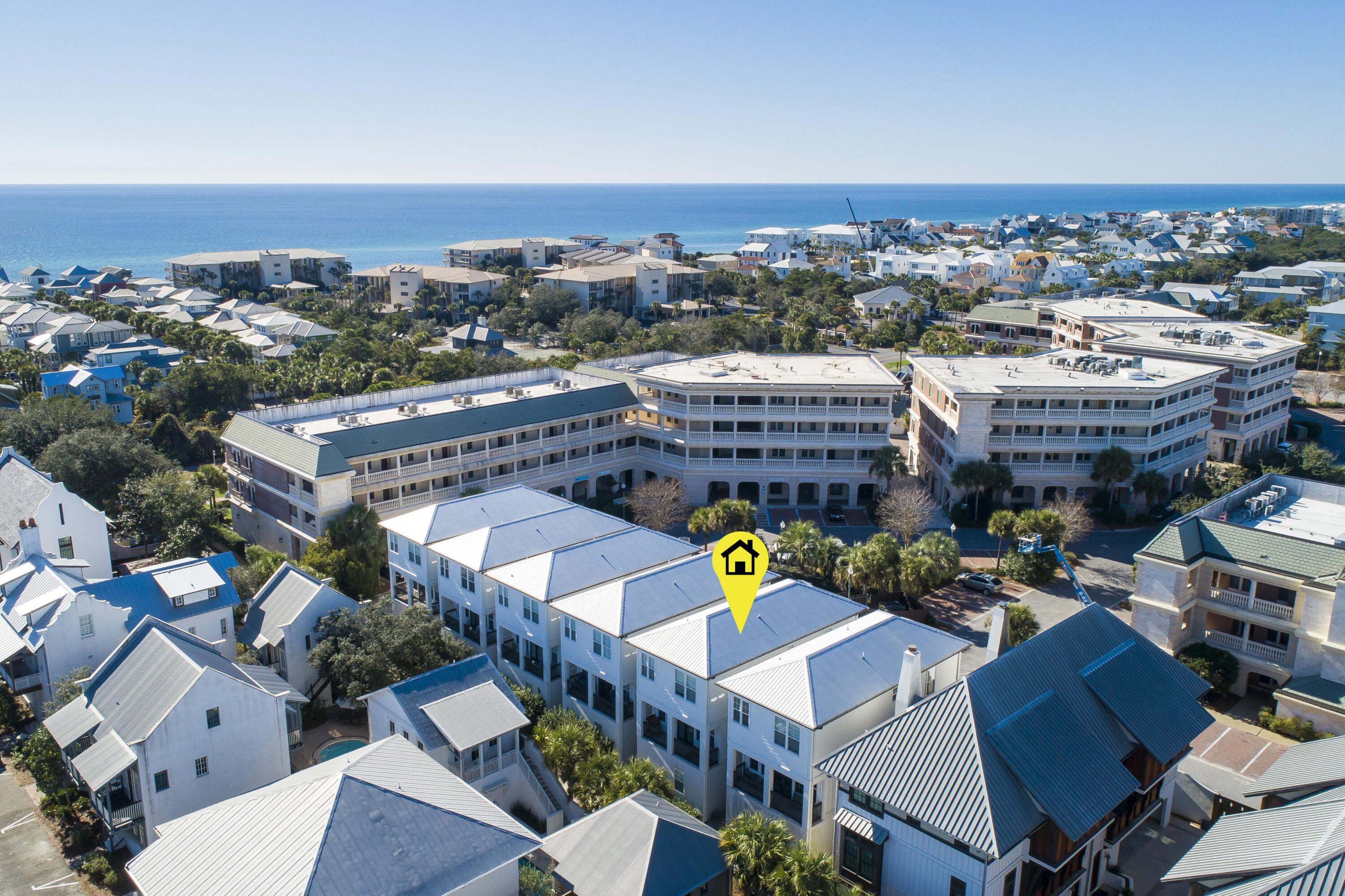 Fantastic Location adjacent to Rosemary Beach and just a short walk to Rosemary Town center. The first level of this 4 bedroom, 2 bunk room home features a bedroom, full bath, living space with full size built in bunks, an elevator, and 2 car garage and 2 parking spaces in the driveway. Take the elevator up to the second level with a spacious living and dining area, beautiful kitchen, bunk room with a full bath and railed balconies at the front and back of the home. The third level offers a master bedroom with large ensuite bath and walk in closet, two guest rooms, and a full bath, and laundry. One owner, never rented home.Owners enjoy access to Seacrest Beach Tram to deeded beach access and the pools at Village of South Walton