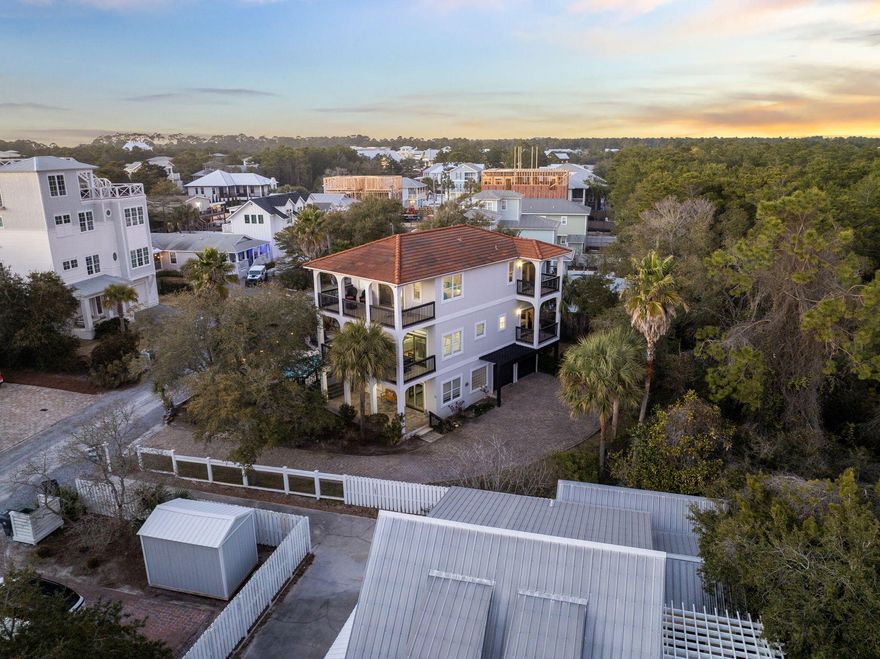 Ideally positioned in the heart of Seagrove Beach just off Eastern Lake, 46 Brown Street captures the timeless 30A lifestyle in one of the most desirable and nostalgic pockets along the coast. Located south of 30A and only moments from the sugar-white sand and Gulf waters, this property offers a rare combination of location, lot size, and true outdoor living.Set on an oversized, lush homesite, the home features multiple living areas, a private pool, and a flexible layout ideal for a primary residence, second home, or investment property. Recent renovations have updated key interior spaces while maintaining the relaxed coastal feel buyers seek. please request rental information. Outdoors, the expansive yard and tropical landscaping create a private retreatperfect for long days spent at the beach, followed by sunset evenings, poolside gatherings, and classic 30A shrimp boils under the palms.

From this central location, you are a short bike ride to Seaside, WaterColor, The Hub, and many of 30A's most iconic dining, shopping, and entertainment destinationswhile still enjoying the charm and quiet character that make Seagrove Beach so special.

A standout opportunity offering space, lifestyle, and strong long-term appeal in the heart of 30A.