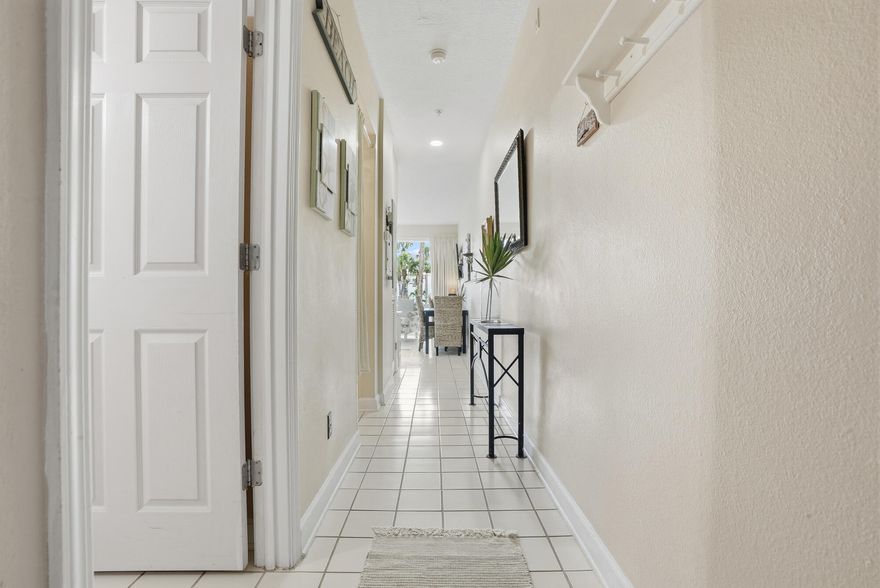 Welcome to the best priced one bedroom + bunk room condo in Gulf Place, perfectly situated on the ground floor with peaceful lagoon views right outside your back door! This bright and inviting condo has been consistently self managed and produces between $42k-$44k in rental income every year, making it an ideal blend of personal enjoyment and strong investment performance. Inside, the space feels light, fresh and well maintained with a series of thoughtful updates. Improvements include a new HVAC in 2020 with optional copper coating spray for added Florida durability and a new water heater in 2025 with drip pan. The kitchen features an updated dishwasher, garbage disposal and a new kitchen faucet installed in 2023. 

The living area and master bedroom both have updated ceiling fans, the bunk area features new bedding and pillows as well as a new ceiling light, and the master bathroom includes a new light and vent fan combo. Larger smart televisions have been added to both the living area and master bedroom. Comfort was also elevated with a new mattress and adjustable base in 2024 along with fresh bedding, new pillows and refreshed decor throughout. 

Enjoy effortless access to one of the community pools and walk directly across the street to the private Gulf Place deeded beach access. You are truly in the heart of Gulf Place with pickleball, tennis, dining, shopping and everything this vibrant community offers just steps away.

This condo is priced to sell and stands out as the best value in Gulf Place for buyers seeking a clean, bright and easy to maintain coastal retreat with unmatched access to the beach, pools and all the amenities of this beloved community. 