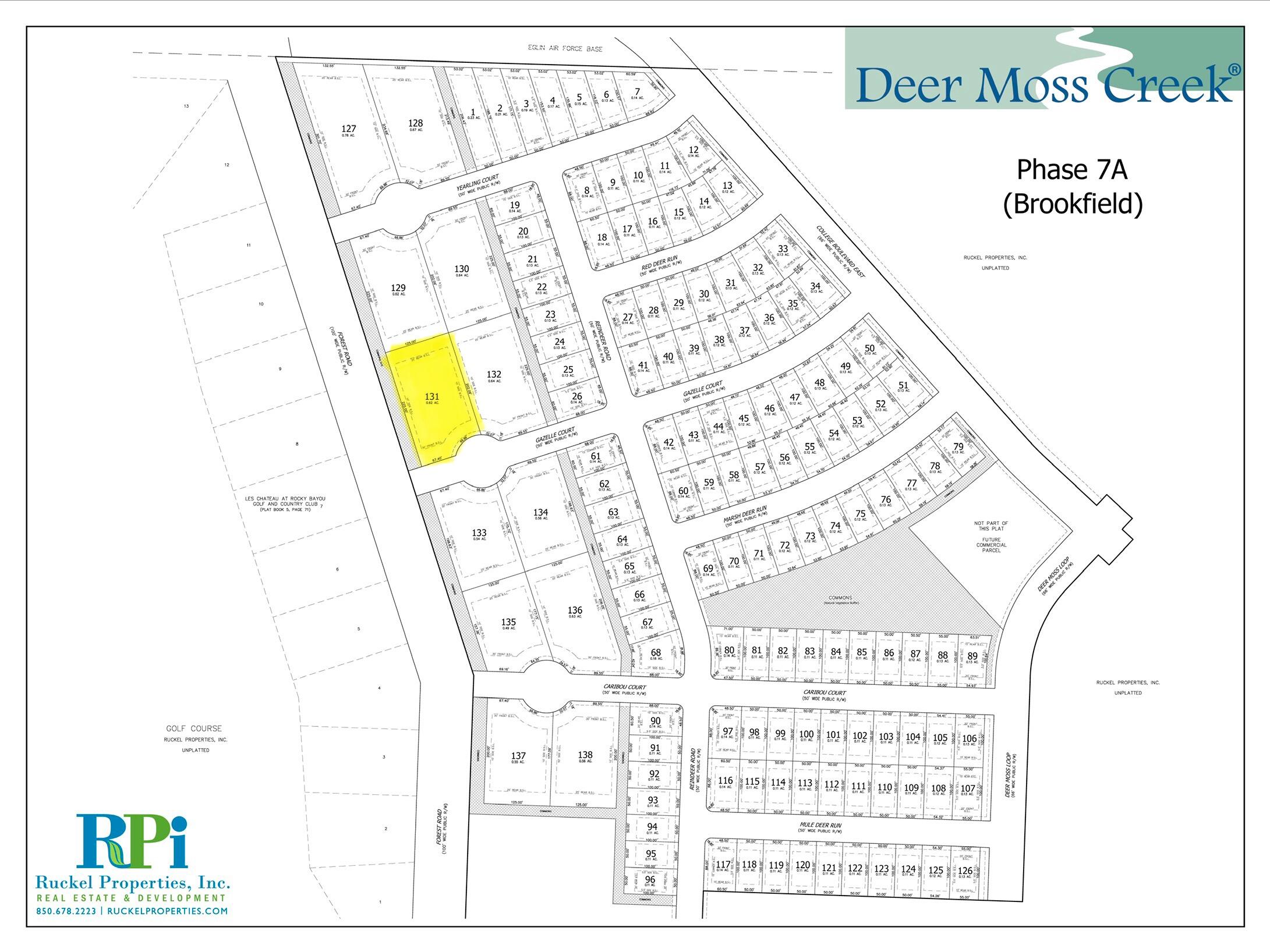 Deer Moss Creek - Land