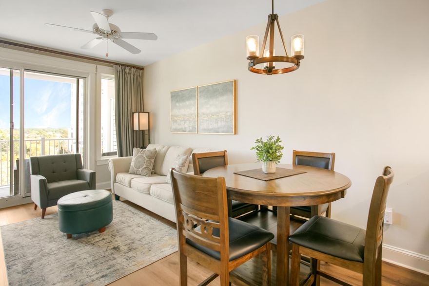 Discover luxury living at its finest in this charming condo located on the 5th floor of The Grand Sandestin, within the renowned Sandestin Golf & Beach Resort. Just a stone's throw from the lively Village of Baytowne Wharf, this unit strikes the perfect balance between convenience and tranquility. Step inside to find a sanctuary of style and comfort, featuring beautiful luxury vinyl flooring and chic decor throughout. Offered fully furnished with a washer/dryer, this turn-key unit ensures a smooth and effortless move-in experience. Additionally, the spacious balcony offers a serene retreat for enjoying the fresh air and picturesque views. A separate owner's storage cage adds to the convenience, allowing for easy management of personal belongings. Beyond the beautiful interiors, The Grand Sandestin offers an array of luxurious amenities. Stay active in the fitness center, unwind by the swimming pool, or partake in leisurely activities with tennis and golf facilities nearby. The seasonal ballyhoo bar provides added enjoyment as well. The proximity to the soft, sandy beaches enhances this property's appeal, inviting you to indulge in beachside bliss whenever the mood strikes. Seize the opportunity to make this distinguished condo your home and experience the unmatched lifestyle The Grand Sandestin has to offer.

As an introduction to the Sandestin lifestyle, we invite our new owners to explore amenities that make Sandestin special. The listing brokerage and seller(s) are presenting the buyer(s) of this property with (2) 90-minute rounds of Tennis court time, a golf foursome at one of our three championship courses, and a round of golf for up to four (4) players at the unrivaled Burnt Pine Golf Club.

Sandestin Golf and Beach Resort features more than seven miles of beaches and pristine bay front, four championship golf courses, 15 world-class tennis courts, a 226-slip marina, a fitness center, spa and celebrity chef dining. Shop, dine and play at the charming pedestrian village, The Village of Baytowne Wharf and more. Inside the gates of the resort, residents enjoy a balanced lifestyle of high-class living, spanning the 2,400 acres from the beach to the bay. Everything within the gates of the resort is accessible by golf cart or bicycle. The entire resort is interconnected by miles of pedestrian, bike and golf cart paths that weave through groves of live oaks, meandering past natural lagoons, fountains, man-made lakes, and meticulously landscaped fairways.