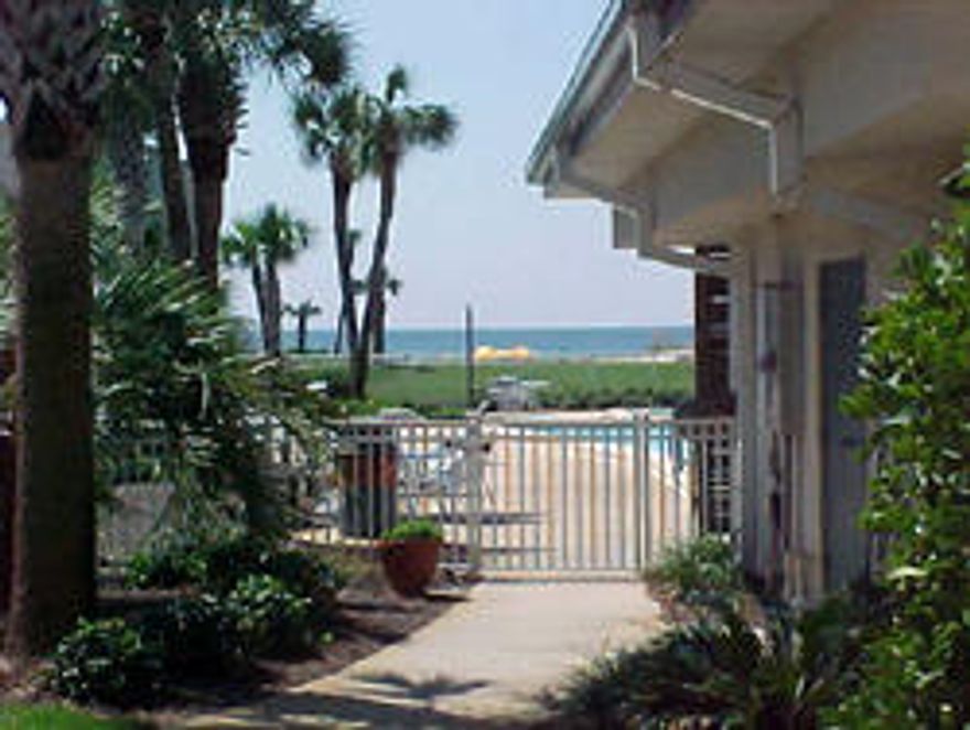 JUST REDUCED!!!!!!!Recently remodeled.....very very nice 1 bedroom unit! Silver Dunes is a favored family oriented Destin resort. This unit is located on the ground floor. Patio opens to the lovely landscaped courtyard, pool and beach. Unit is only 75 yards from the sugar white sand through our green courtyard. Our entire property sits on the Gulf of Mexico. Certainly an oasis to see!!