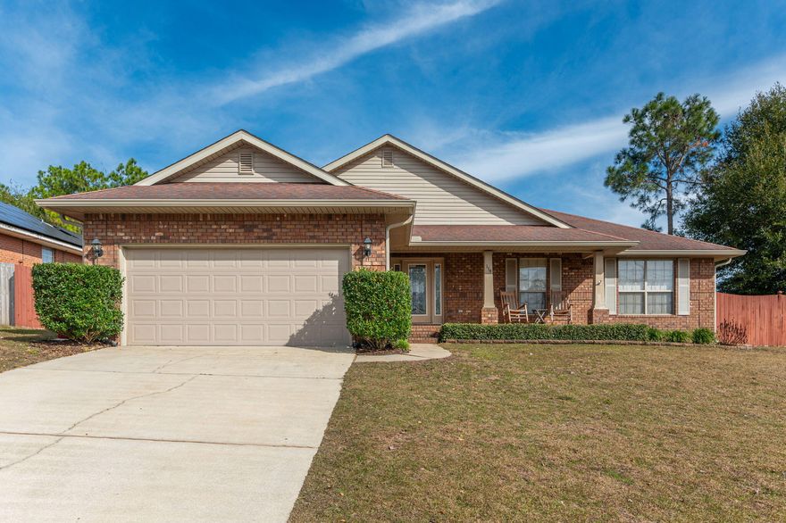 SELLER WILL CONTRIBUTE 5K TOWARDS BUYERS CLOSING COSTS OR RATE BUYDOWN! SOUTH of I-10, located in Antioch school district, and within 30 minutes of all area bases! Excellent opportunity to own this 2011 built home with 4 bedrooms and 2 bathrooms, located on an almost 1/3 acre lot. Roomy open floor plan features vaulted ceilings, hardwood floors, and a semi-open kitchen to living room layout. Granite countertops can be found in the kitchen and refrigerator, dishwasher, and microwave are less than 1 year old. Large master suite features master bathroom with double vanities, spacious walk-in closet, soaking tub as well as separate shower. Split floor plan allows for the additional 3 bedrooms to be located on the other side of the home. HUGE backyard is fully fenced! Additional exterior features include large driveway with ample parking opportunities, whole house gutters, and sprinkler system. Septic tank was recently pumped - May 2023. Add this one to your list and schedule your showing today!