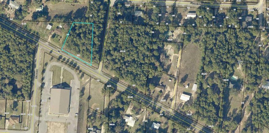 Listing is for this parcel and the 2 lots adjacent to it on Hwy 4 and Pickens Circle for a total of 4.22 acres. Price is for all three parcels. Property fronts Hwy 4. Pickens Circle, a county paved road, divides the center parcel in half so there is great development opportunity for residences.