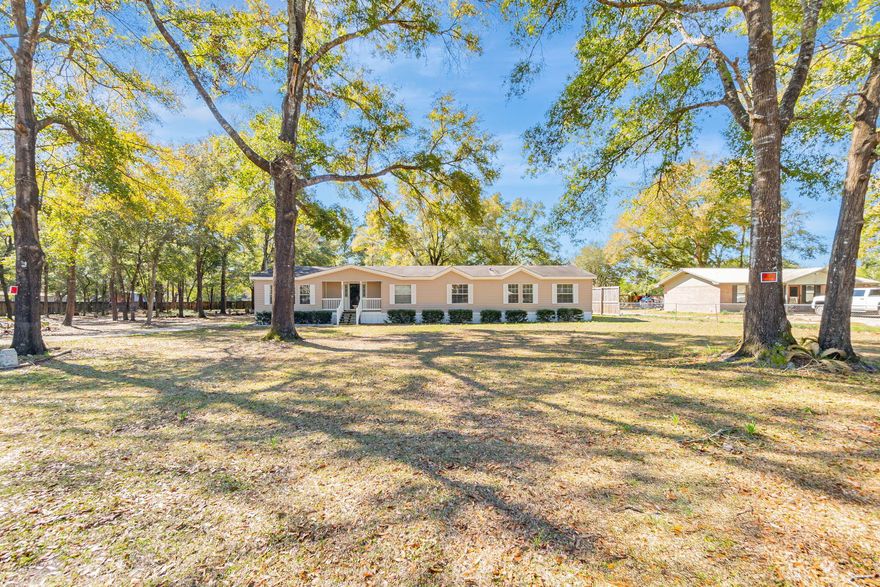Welcome to this beautifully maintained, spacious 4-bedroom, 2-bathroom mobile home situated on a generous 1.13-acre lot conveniently located between Niceville and Freeport. With over 2200 square feet of living space, this home offers an inviting open floor plan designed for modern living. The home features a thoughtfully laid-out split bedroom arrangement, providing privacy and comfort for all. A dedicated office space adds the perfect touch for those working from home or needing a quiet area to focus. Outside, you'll find two storage buildings, providing ample space for tools, equipment, or extra storage needs. The property offers plenty of room for outdoor activities, gardening, or even expanding with future projects. This well-maintained home offers a perfect blend of space, convenience, and a peaceful setting, with easy access to the nearby towns of Niceville and Freeport. Whether you're looking for a family home, a retreat, or simply more space to grow, this property is ready to meet all your needs. Schedule your appointment today and don't miss out on this fantastic opportunity! All information deemed correct but should be verified by buyer if important.