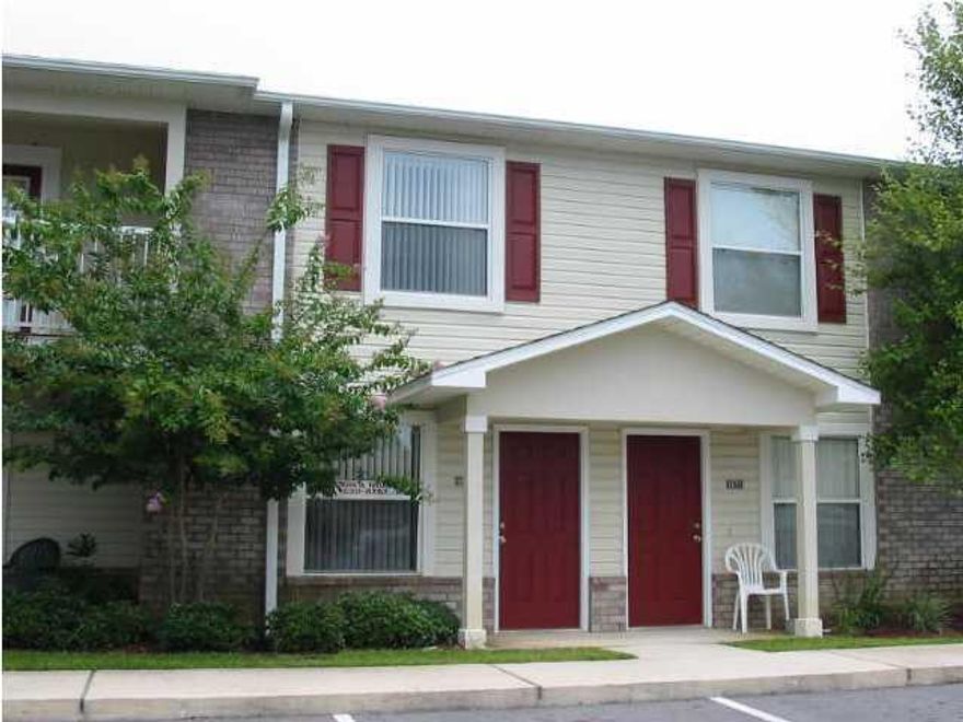 Two story townhouse with community pool. Bedrooms are both upstairs.Downstairs living area, kitchen, breakfast area, 1/2 bath and laundry room. Heading upstairs you have 2 nice sized bedrooms and full bathroom.  This unit is a one owner, never before rented. available 7/01/2025