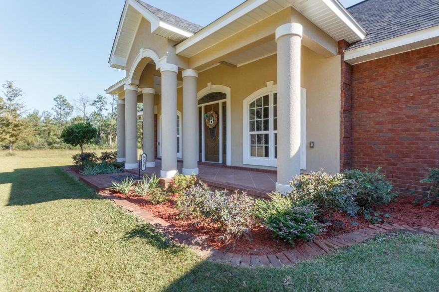 Your piece of paradise in the the country! You must see this 2013 CUSTOM built, immaculate home north of Milton. The home has some high-end features such as: spray foam insulation in the ceiling, a stone floor-to-ceiling gas fireplace, granite countertops, stainless appliances, pocket doors, custom cabinets. The master bathroom features a MARBLE tub and a walk-in tiled shower with dual shower heads and a massive walk-in closet. Outside you have beautiful landscaping, a large wood deck pefect for relaxing and grilling out, and a 24'x24' shed. The location of this property is what really stands out. At only 12 minutes to historic downtown Milton and 14 minutes to whiting Field NAS this location puts you close enough to town to be convenient but far away enough to be more secluded.